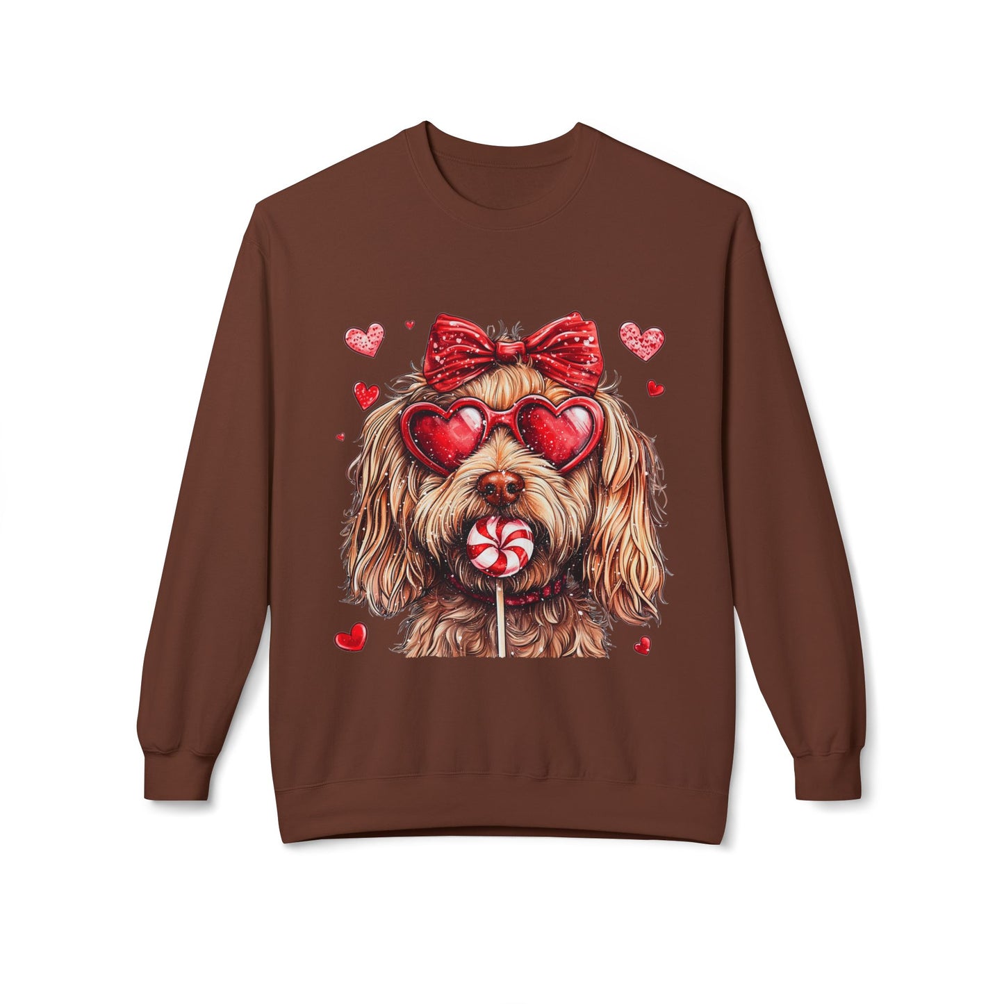 Valentines Unisex Midweight Softstyle Fleece Crewneck Sweatshirt