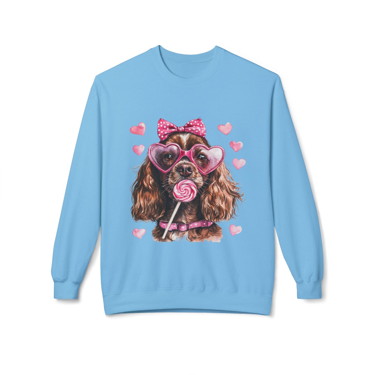 Valentines Unisex Midweight Softstyle Fleece Crewneck Sweatshirt