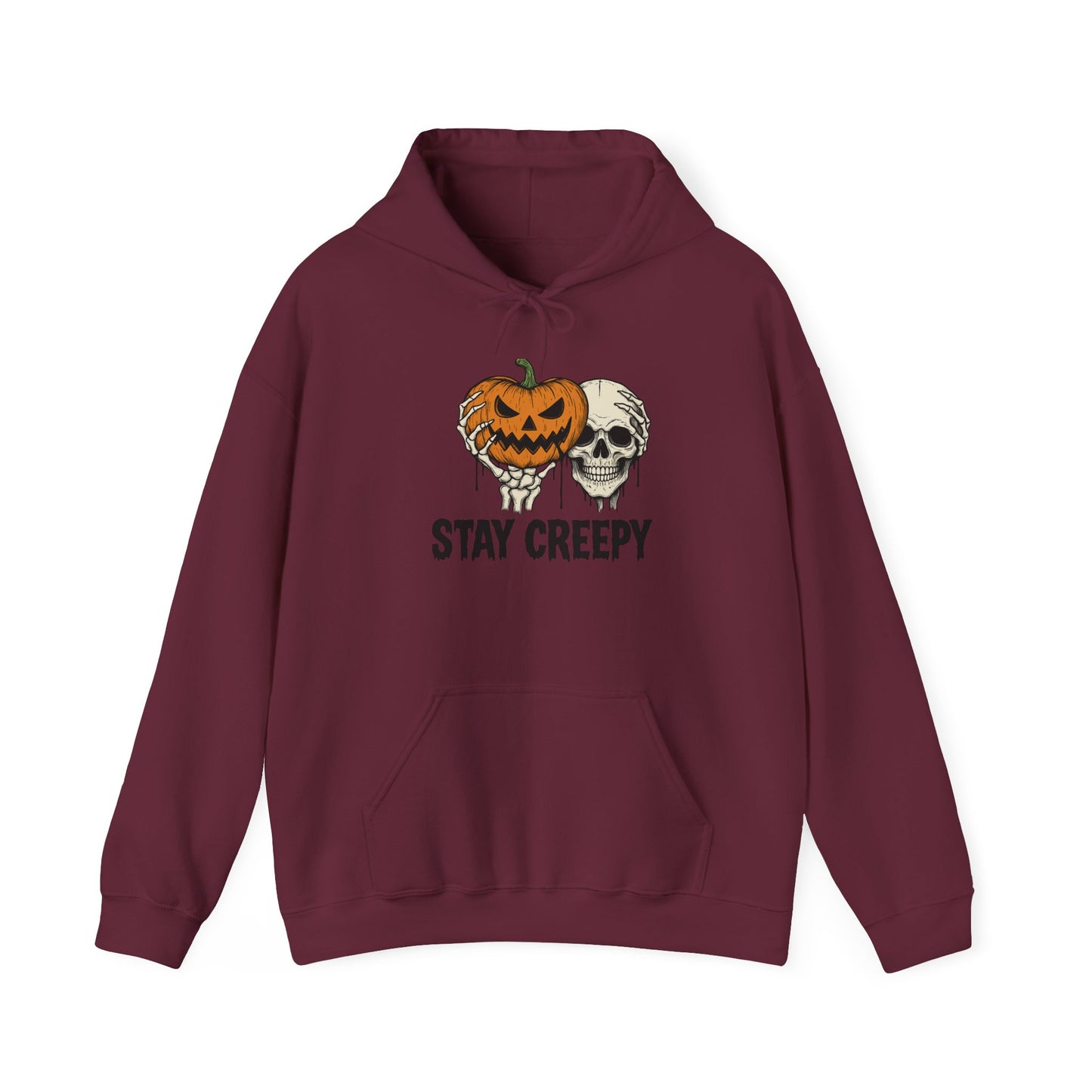 Unisex Creepy Hooded Hoodie | Halloween Hoodie, Fall Apparel, Spooky Gift, Cozy Hoodie for Autumn Celebrations