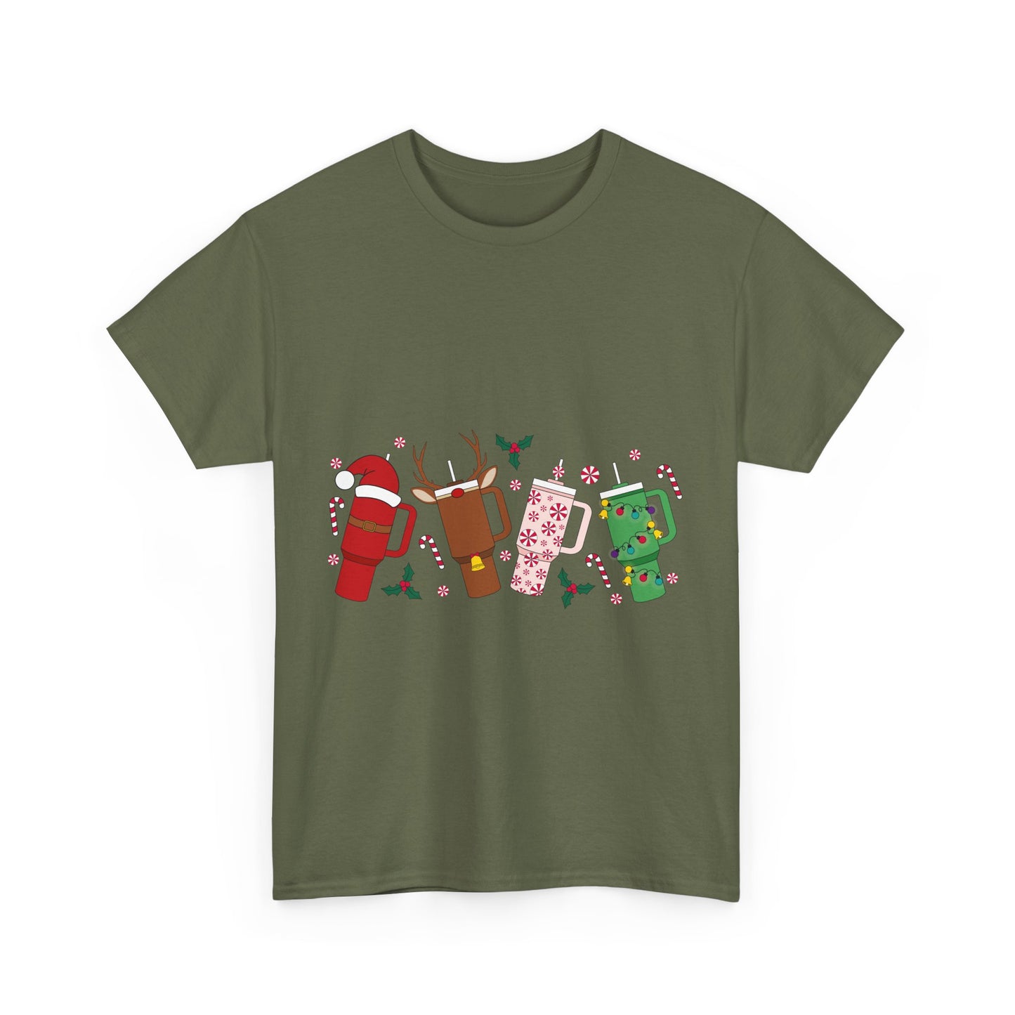 Christmas Unisex Garment-dyed Long Sleeve T-ShirtUnisex Heavy Cotton Tee