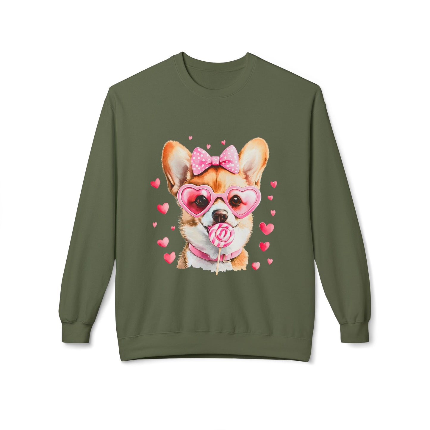 Valentines Unisex Midweight Softstyle Fleece Crewneck Sweatshirt
