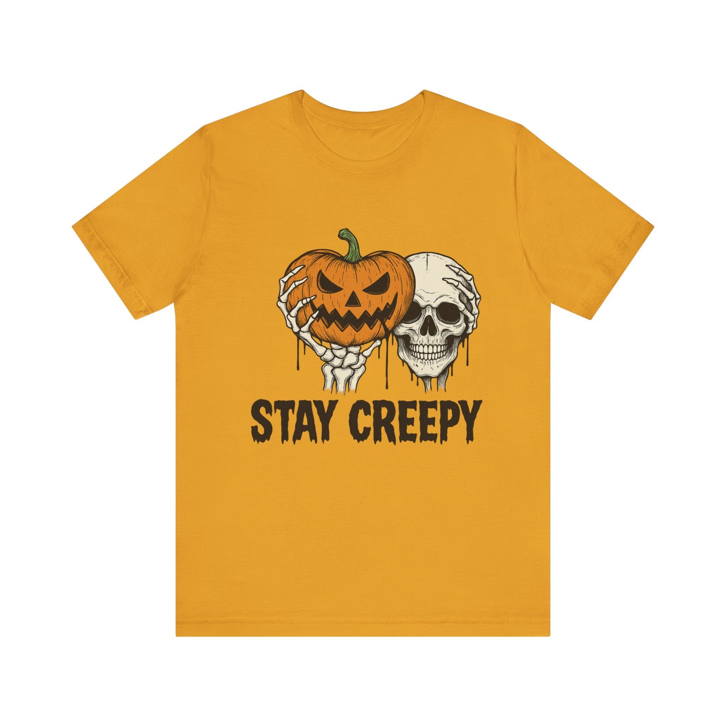 Halloween Graphic Tee - Stay Creepy Unisex Shirt, Fall Fashion, Spooky Halloween Apparel, Casual Wear, Gift for Halloween Lovers