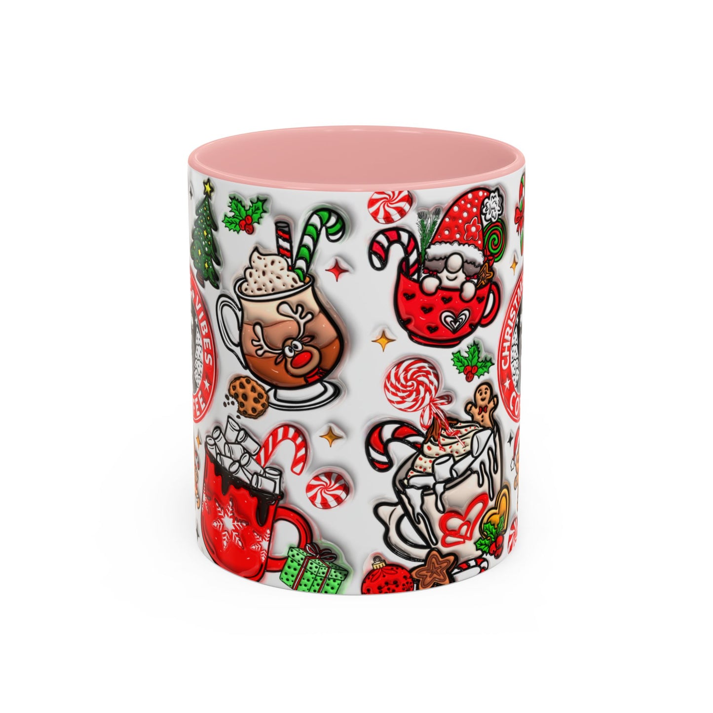 Christmas Accent Coffee Mug (11, 15oz)