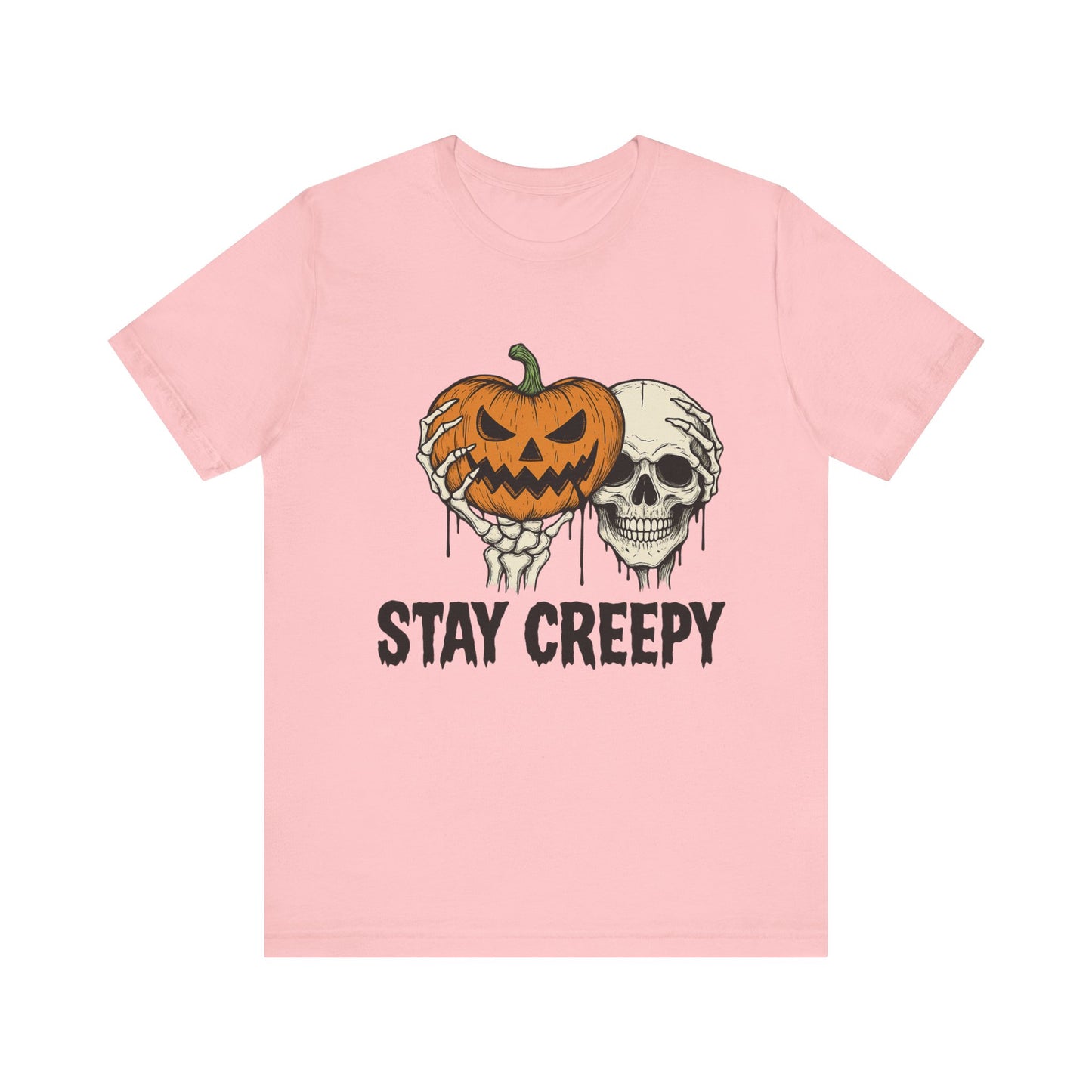Halloween Graphic Tee - Stay Creepy Unisex Shirt, Fall Fashion, Spooky Halloween Apparel, Casual Wear, Gift for Halloween Lovers