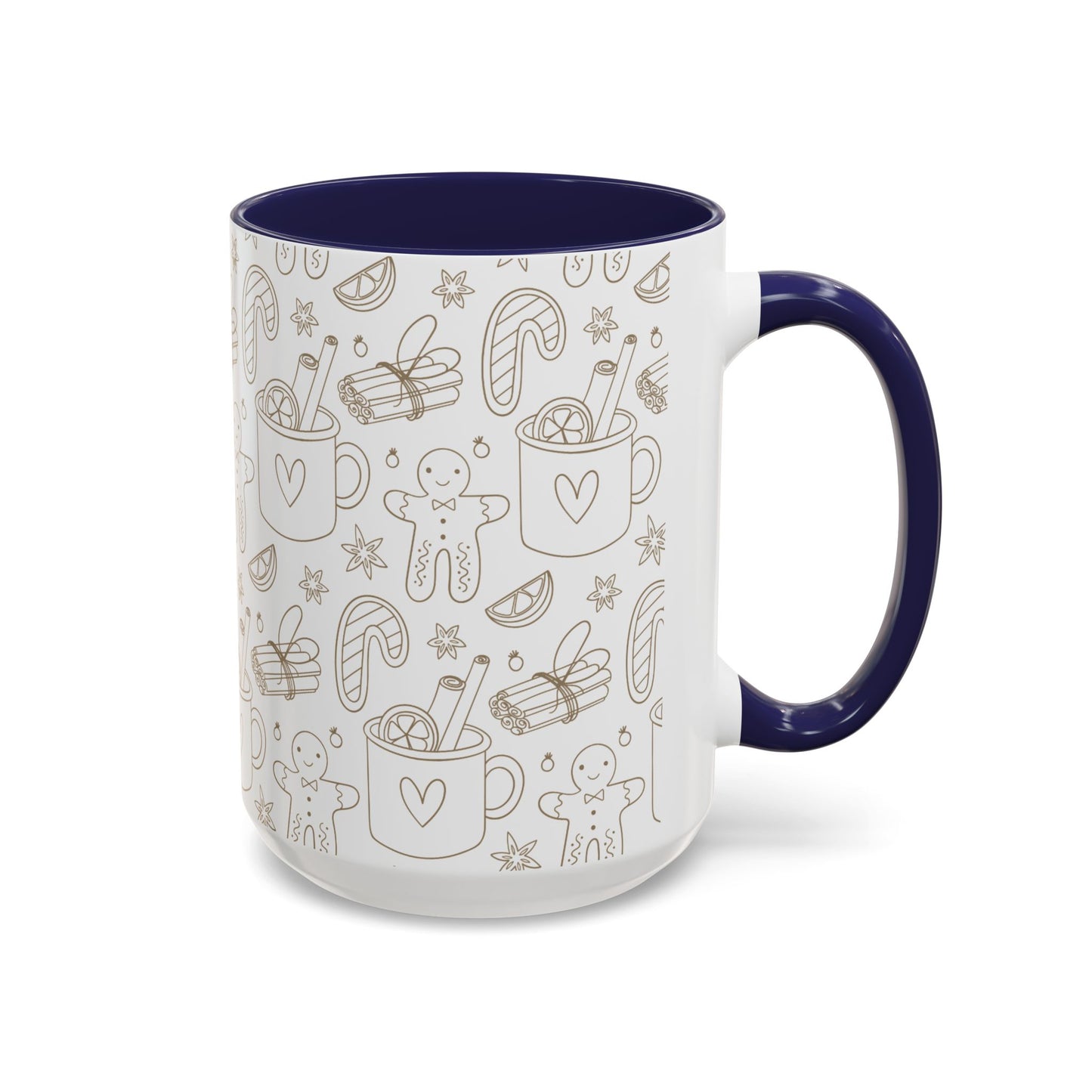 Christmas Accent Coffee Mug (11, 15oz)