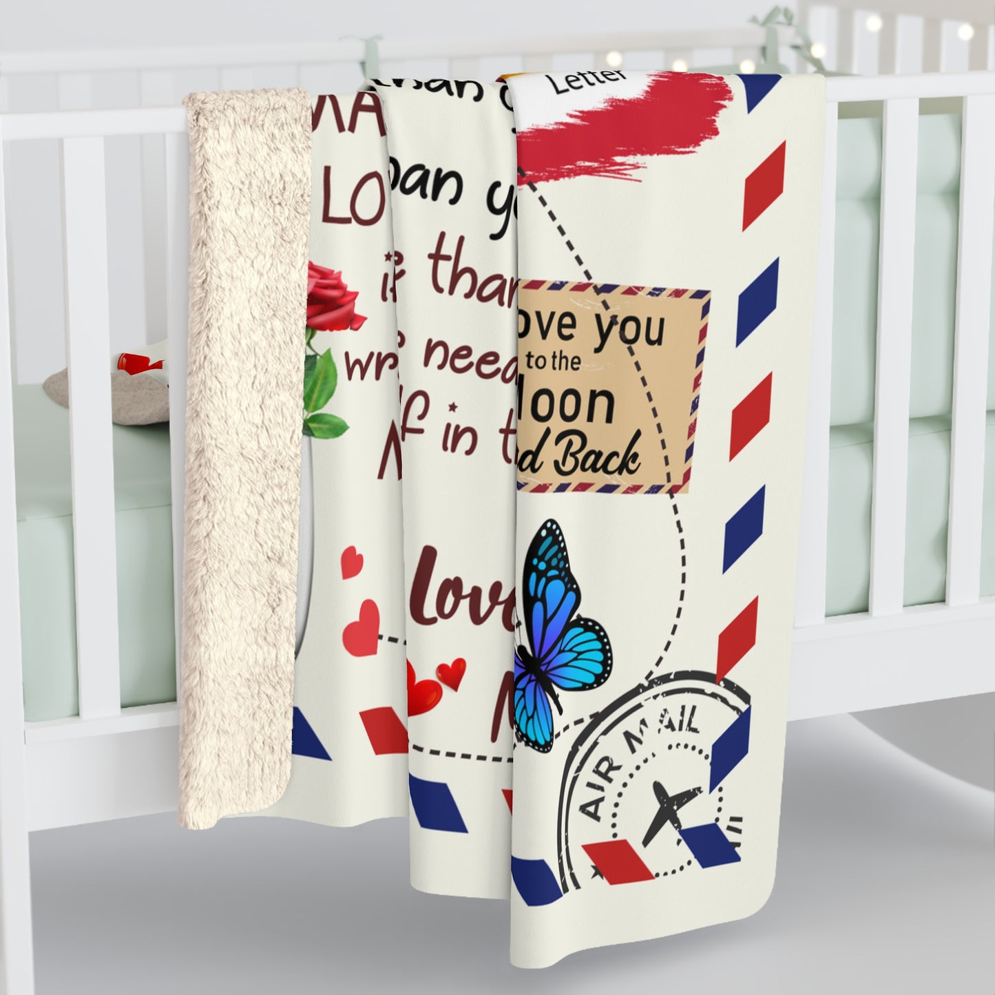 Daughter Sherpa Fleece Blanket