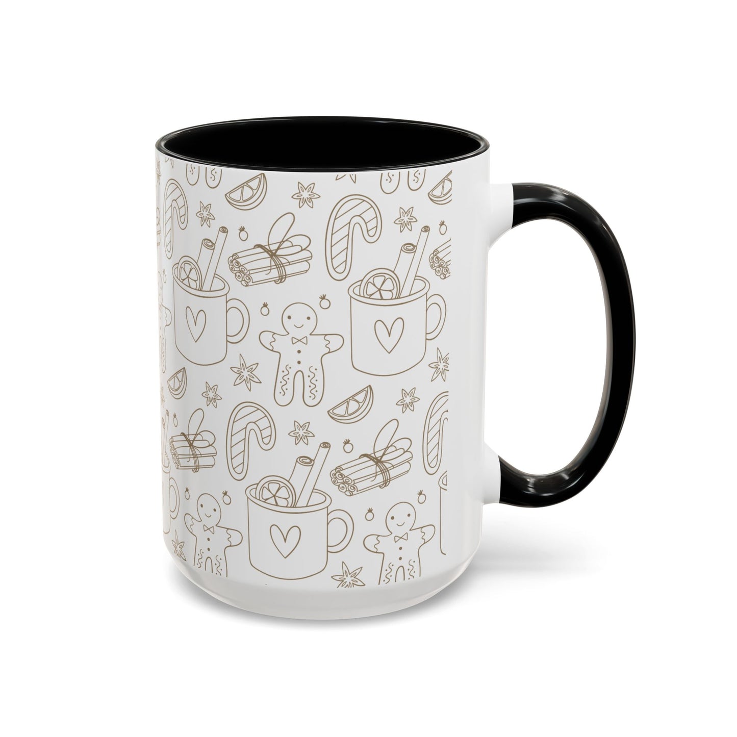 Christmas Accent Coffee Mug (11, 15oz)