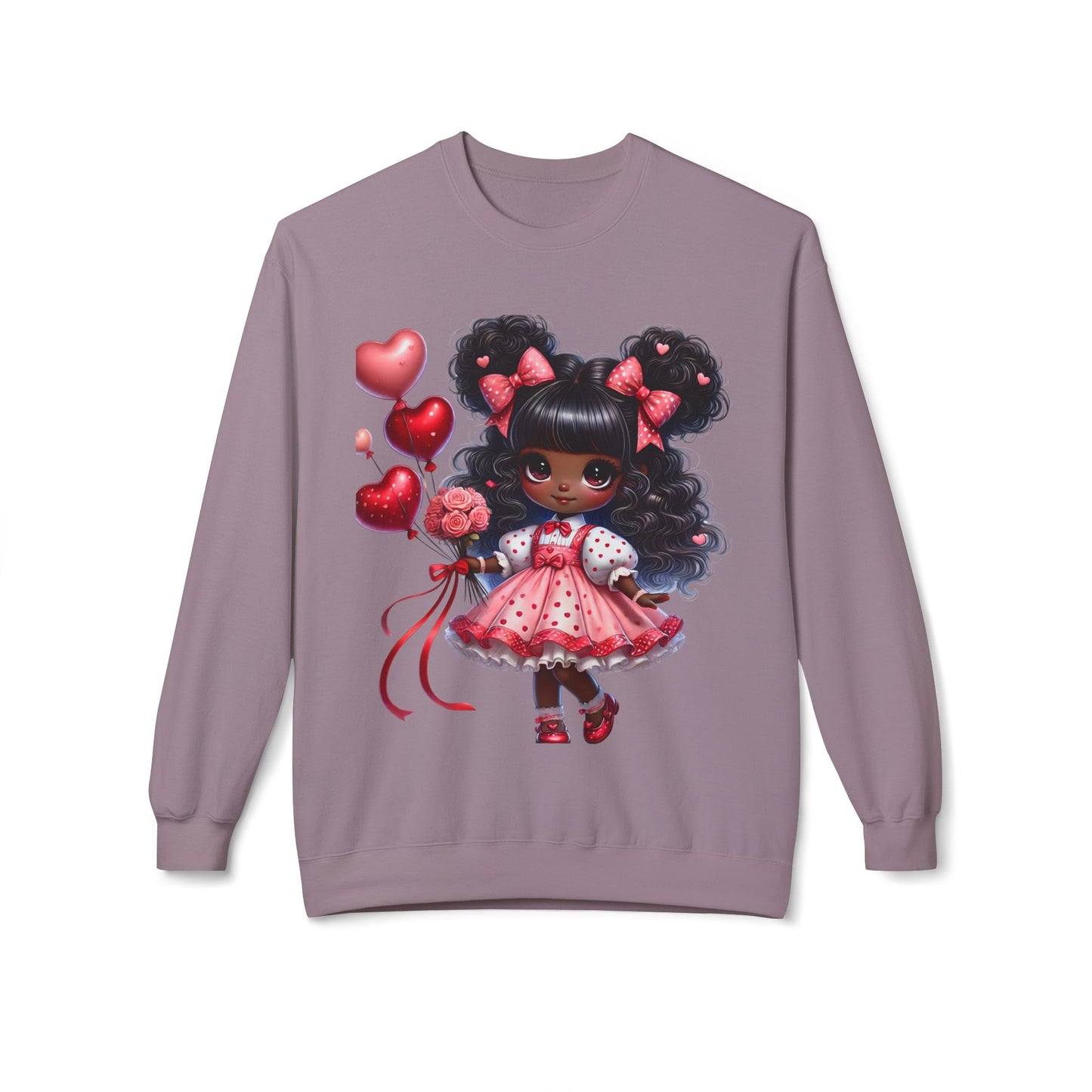 Valentines Unisex Midweight Softstyle Fleece Crewneck Sweatshirt