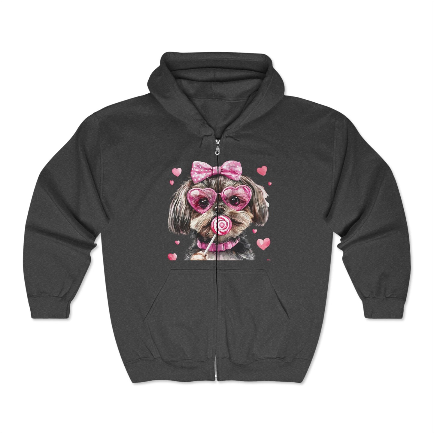 Valentines Unisex Heavy Blend™ Full Zip Hooded Sweatshirt