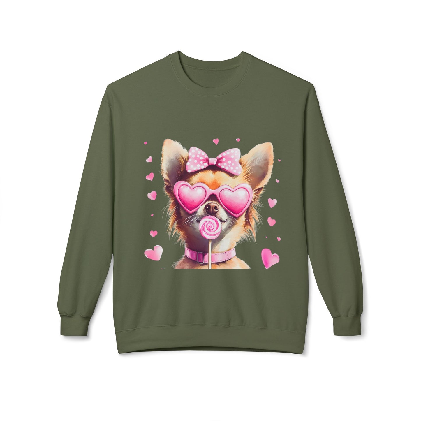 Valentines Unisex Midweight Softstyle Fleece Crewneck Sweatshirt
