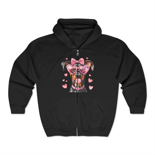Valentines Unisex Heavy Blend™ Full Zip Hooded Sweatshirt