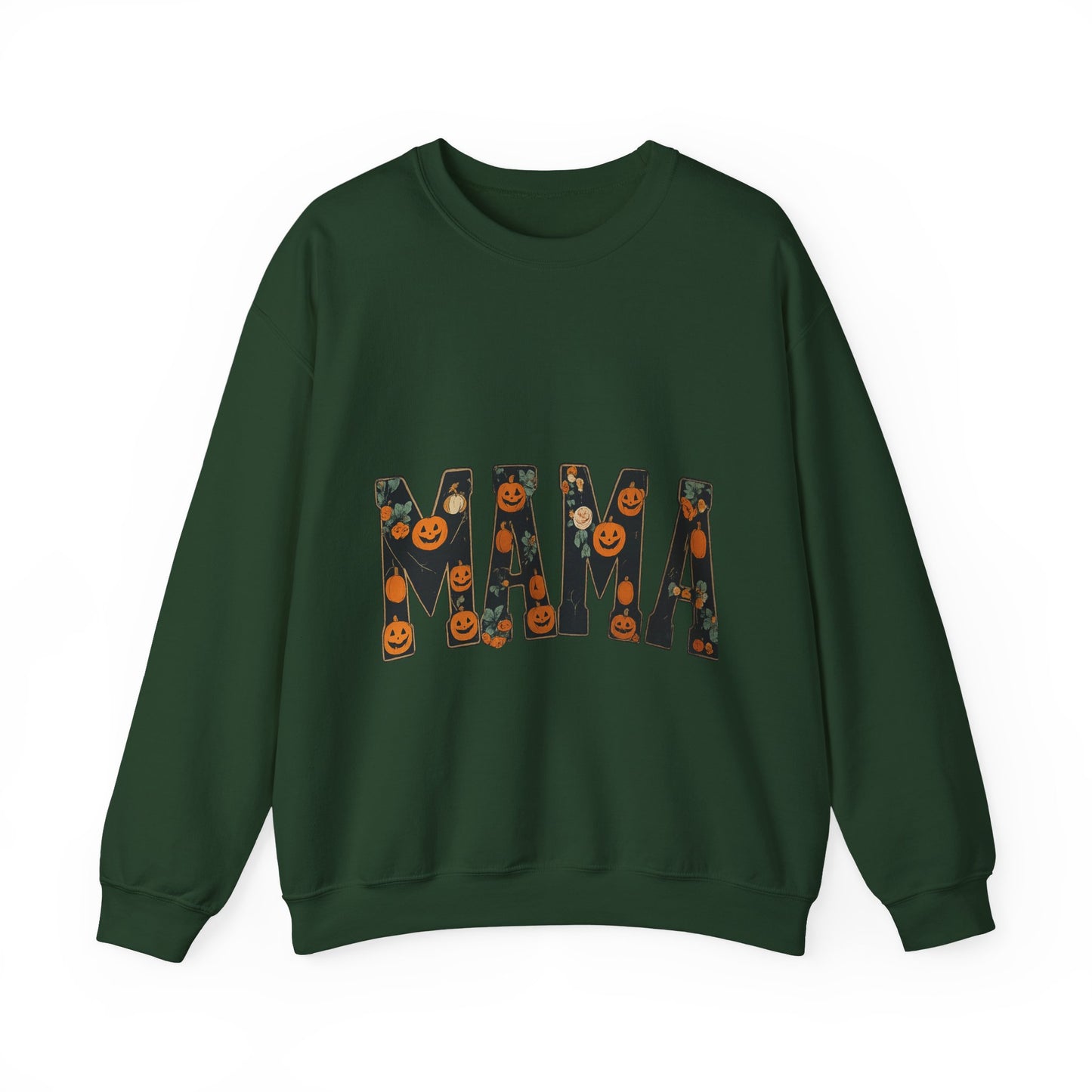 Mama Pumpkin Crewneck Sweatshirt, Fall Fashion, Halloween Gift, Cozy Sweatshirt, Casual Wear, Gift for Moms