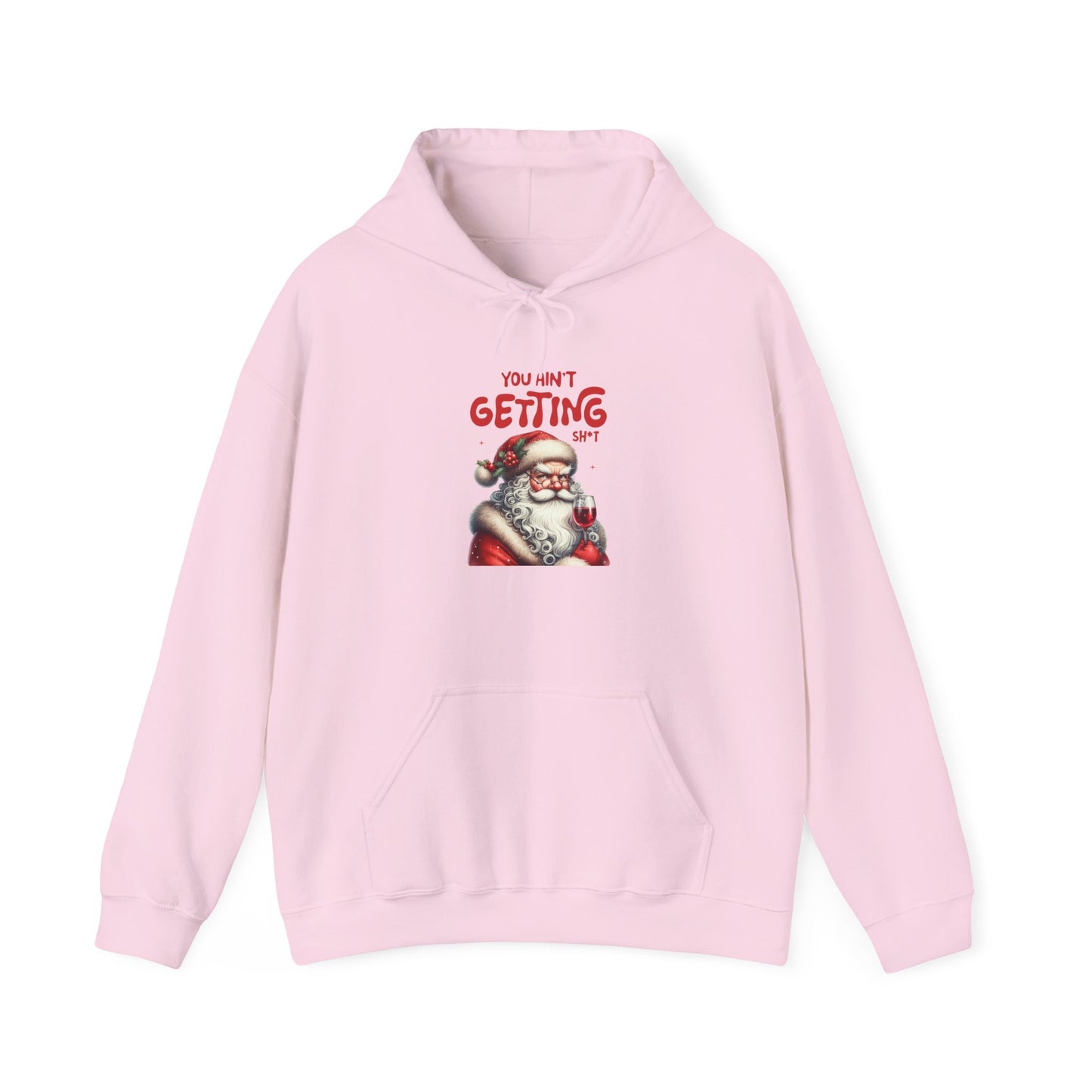 Santa Humor Sweatshirt, Holiday Gift, Funny Christmas Hoodie, Unisex Cozy Apparel, Winter Style, Christmas Apparel