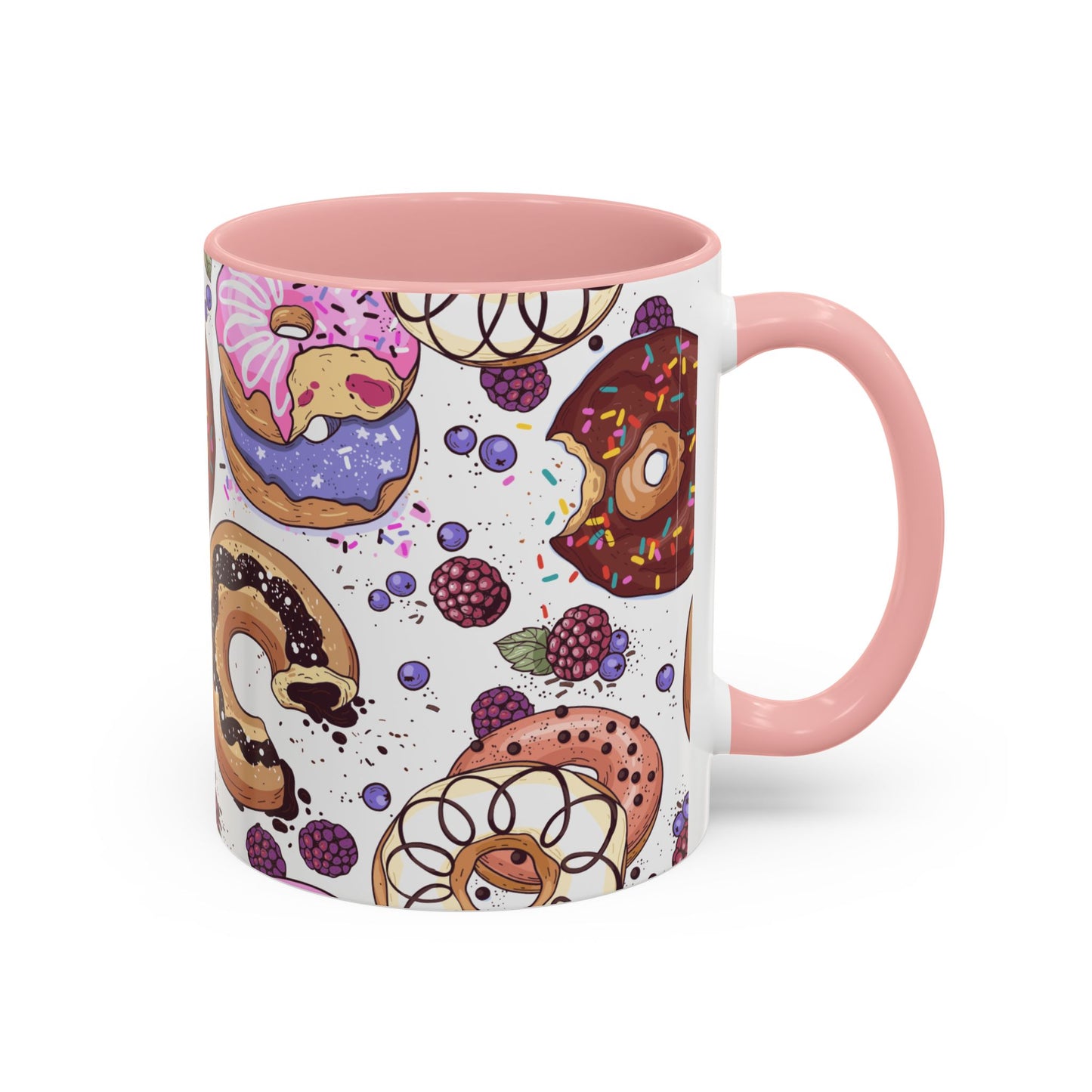 Doughnut Accent Coffee Mug (11, 15oz)