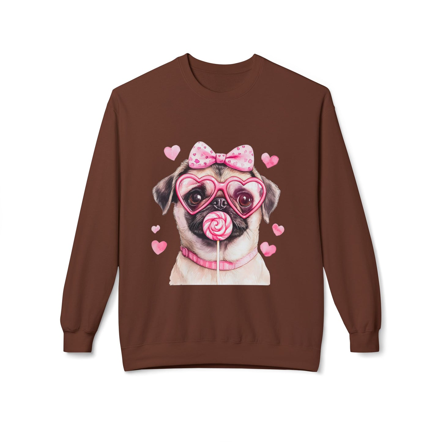 Valentines Unisex Midweight Softstyle Fleece Crewneck Sweatshirt