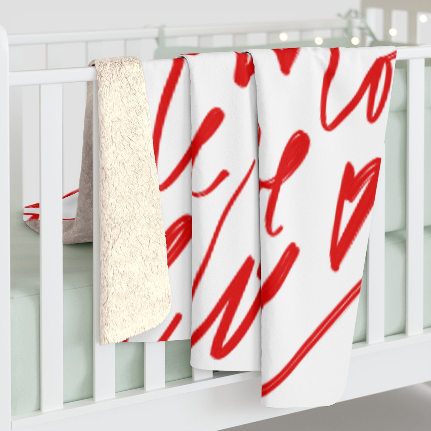 Valentines Sherpa Fleece Blanket
