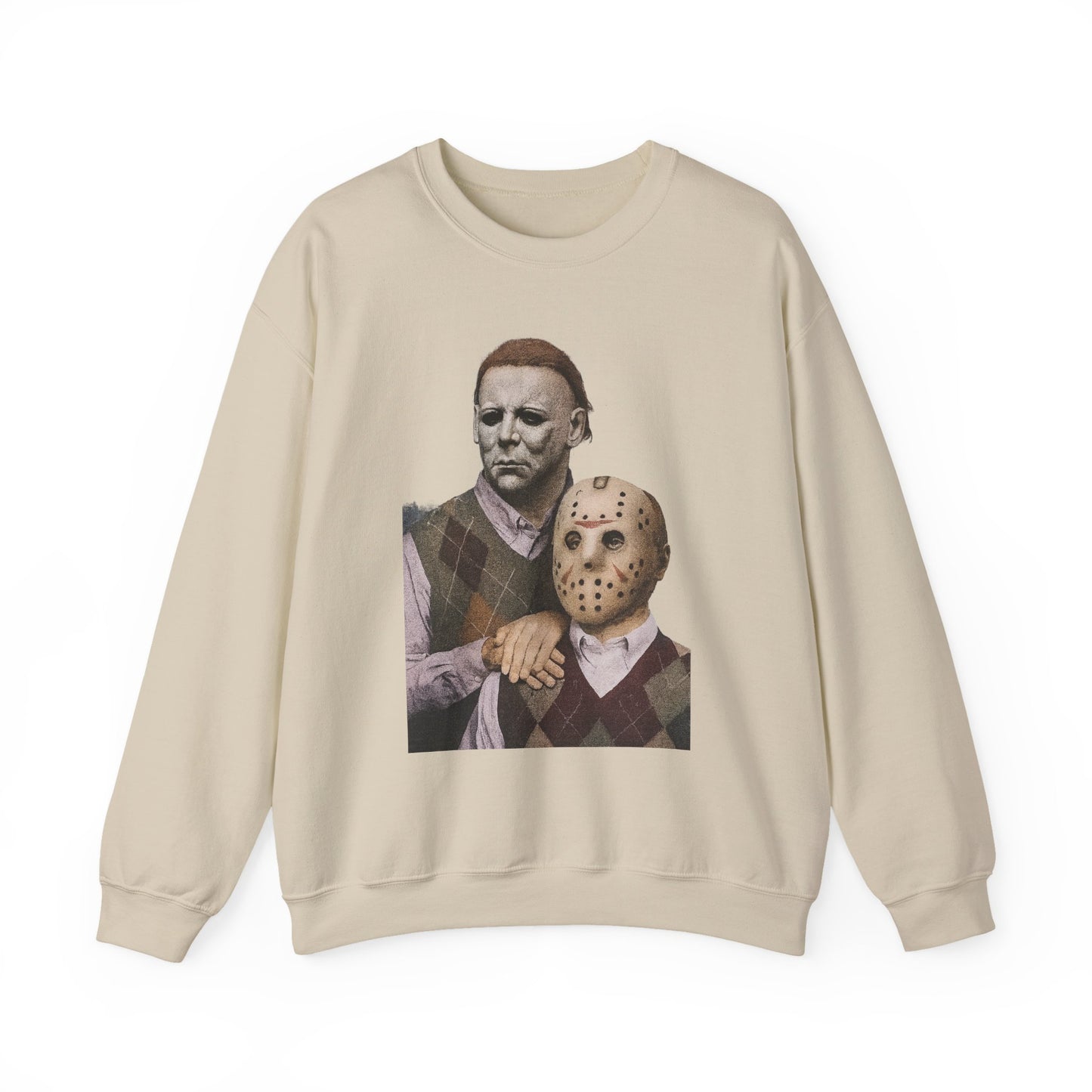 Horror Movie Sweatshirt: Scary Crewneck for Halloween, Cosplay, Horror Fans, Unisex Gift, Cozy Pullover