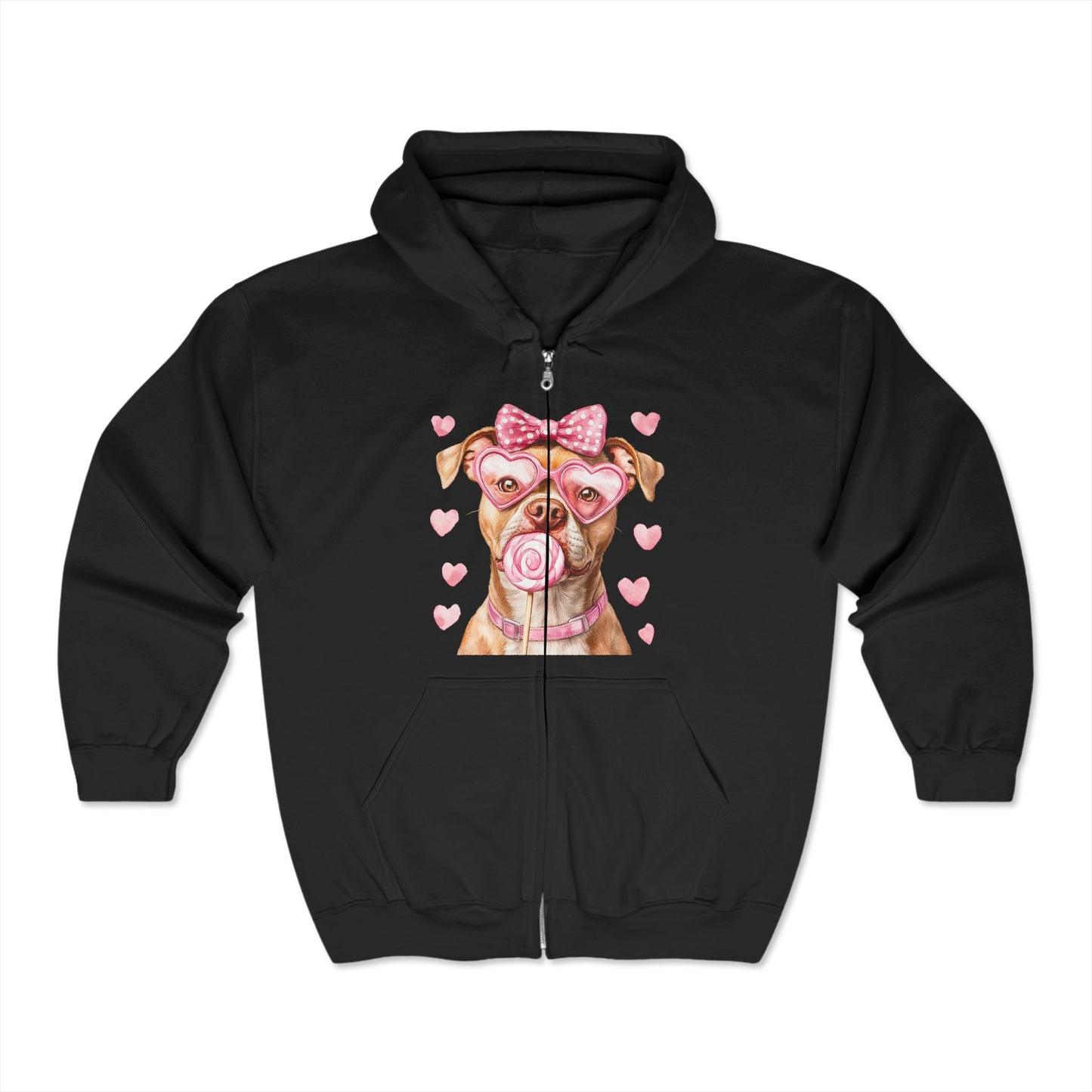 Valentines Unisex Heavy Blend™ Full Zip Hooded Sweatshirt