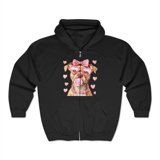 Valentines Unisex Heavy Blend™ Full Zip Hooded Sweatshirt