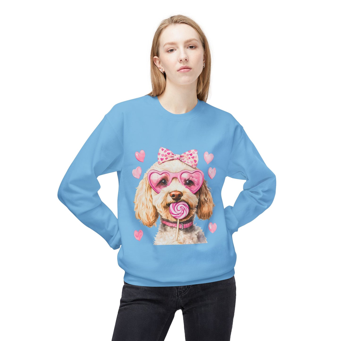 Valentines Unisex Midweight Softstyle Fleece Crewneck Sweatshirt