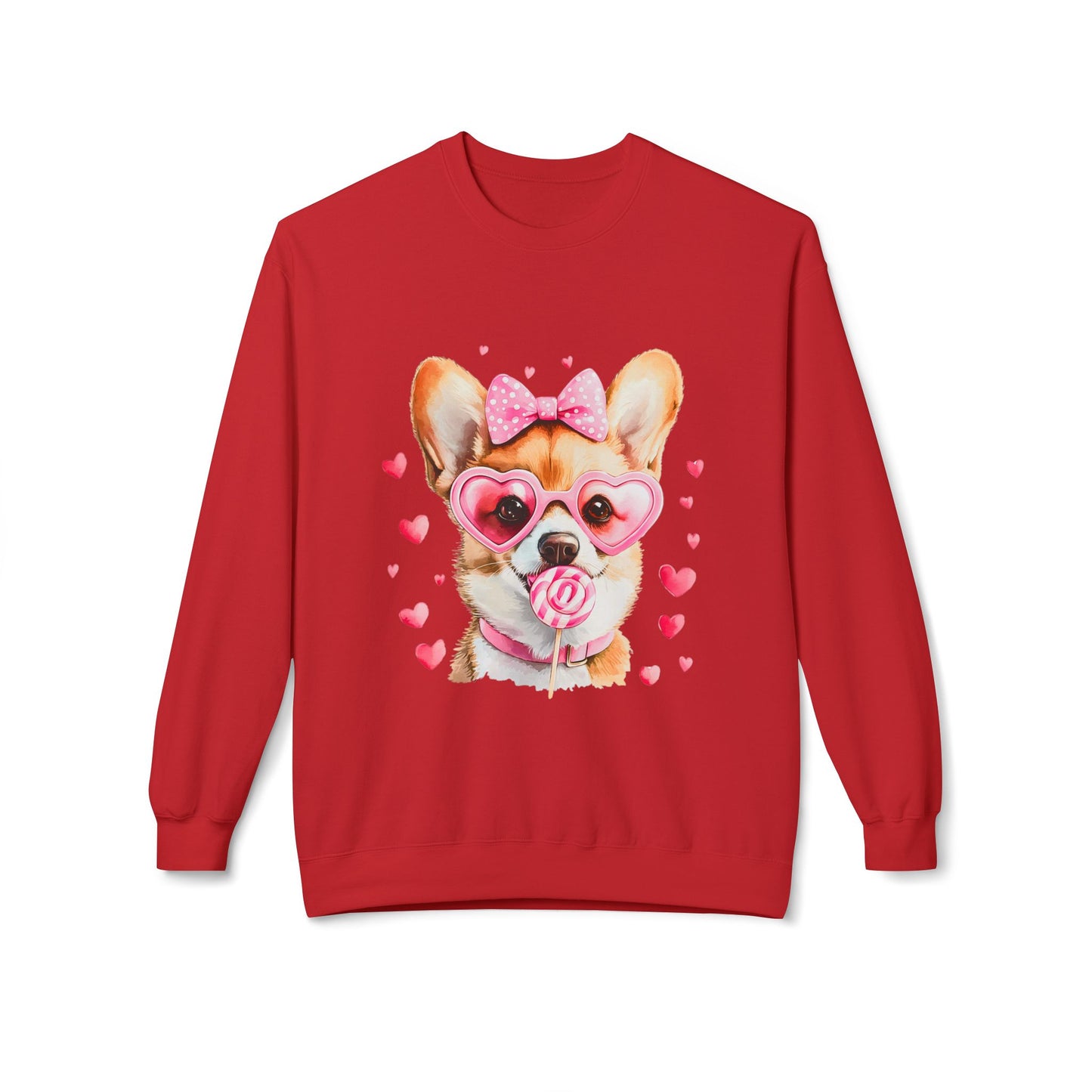 Valentines Unisex Midweight Softstyle Fleece Crewneck Sweatshirt