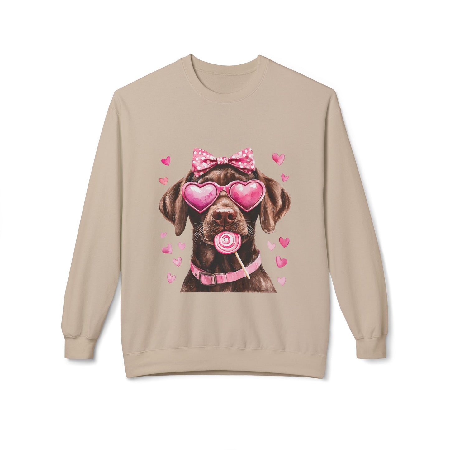 Valentines Unisex Midweight Softstyle Fleece Crewneck Sweatshirt