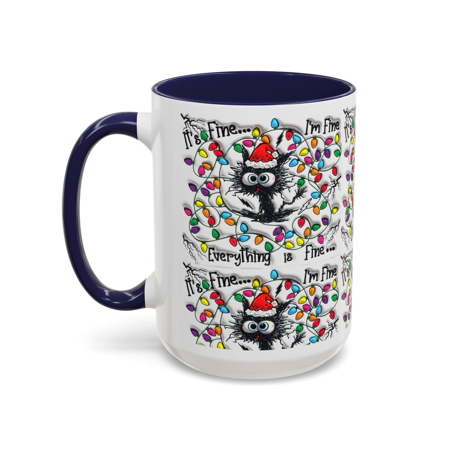 Christmas Accent Coffee Mug (11, 15oz)