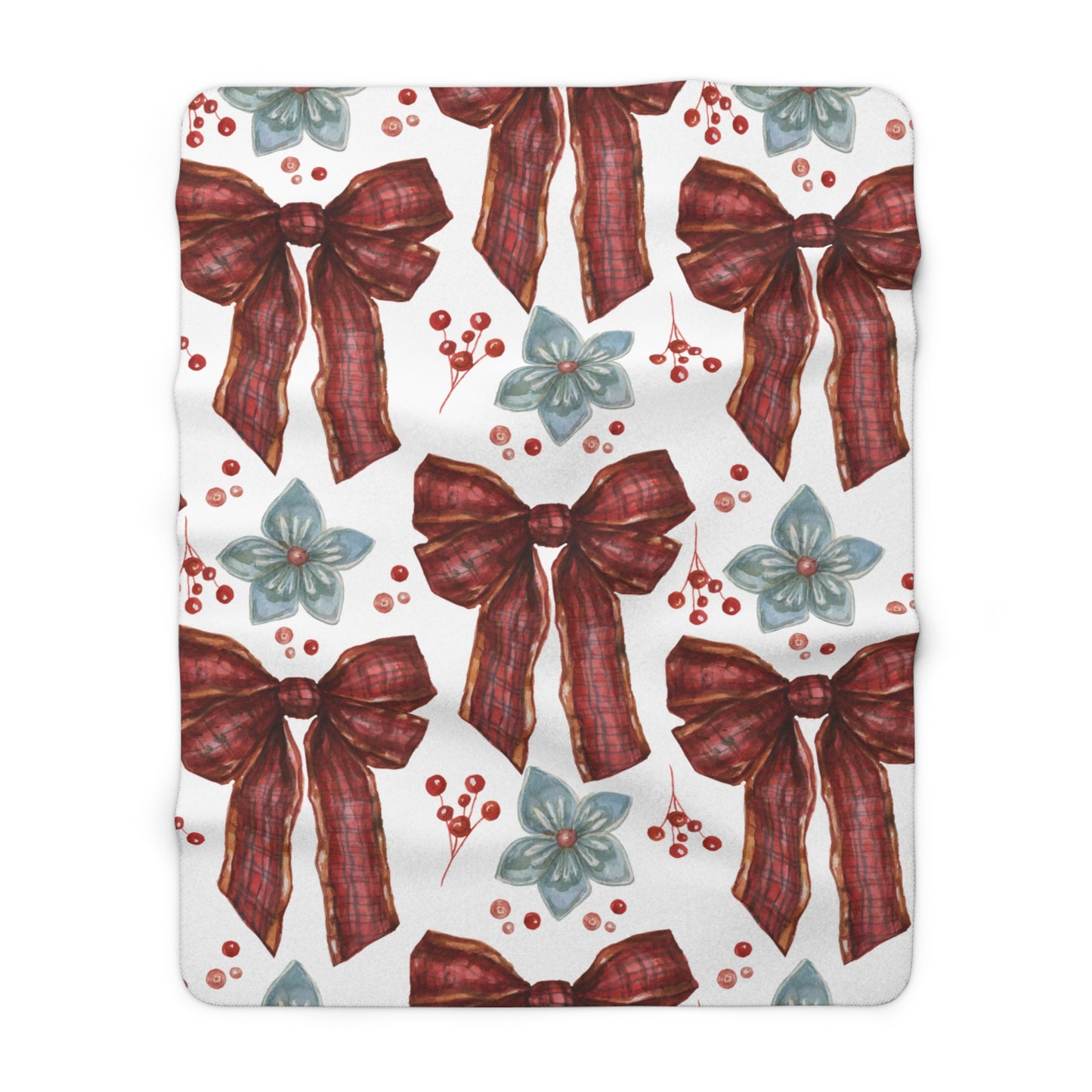Christmas Bow Blanket