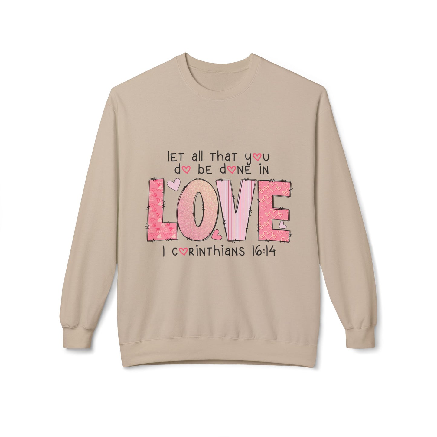 Valentines Unisex Midweight Softstyle Fleece Crewneck Sweatshirt