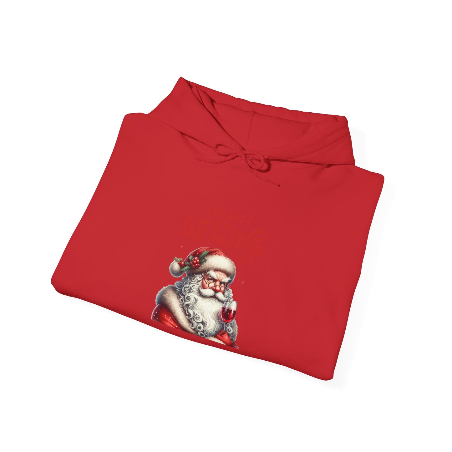 Santa Humor Sweatshirt, Holiday Gift, Funny Christmas Hoodie, Unisex Cozy Apparel, Winter Style, Christmas Apparel
