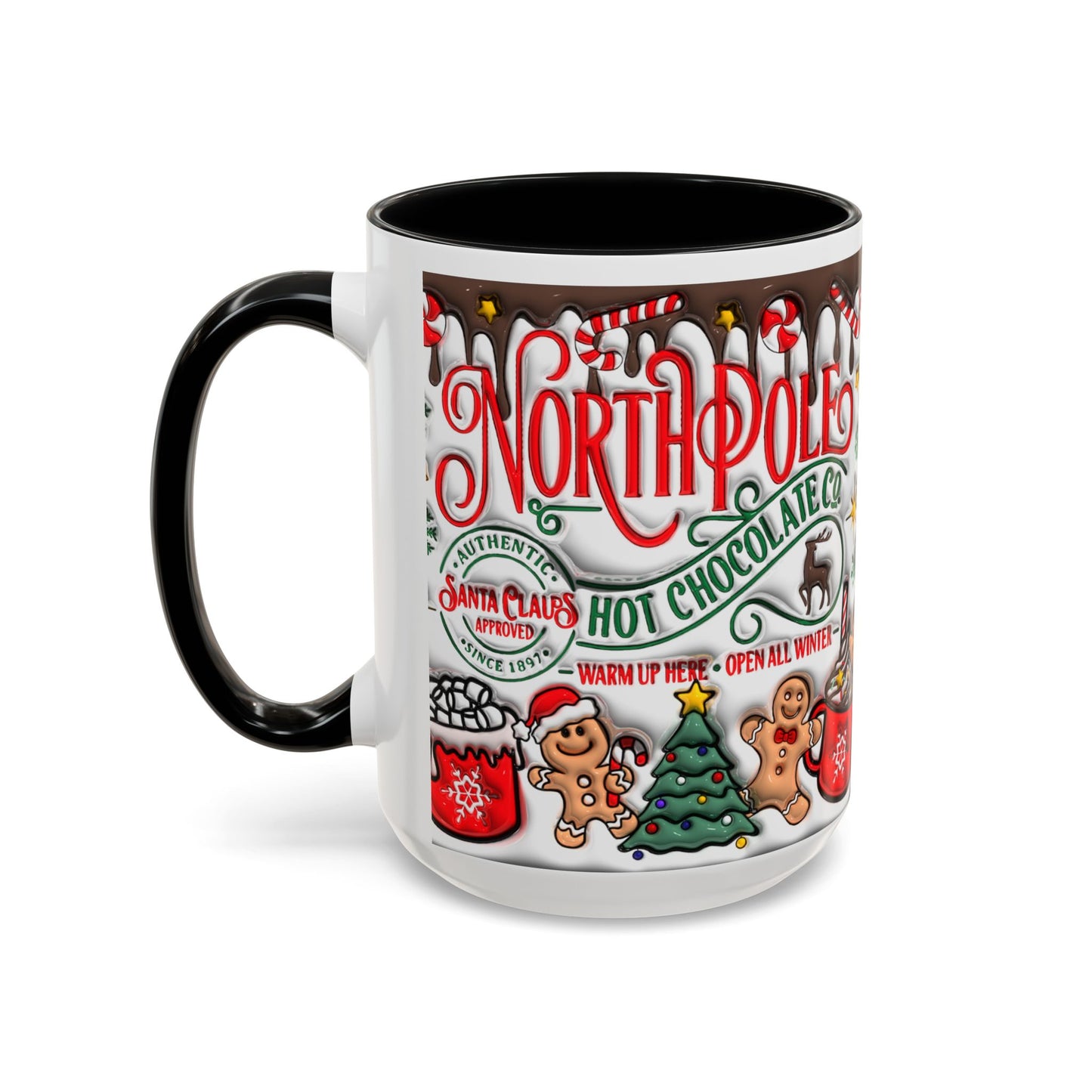 Christmas Accent Coffee Mug (11, 15oz)