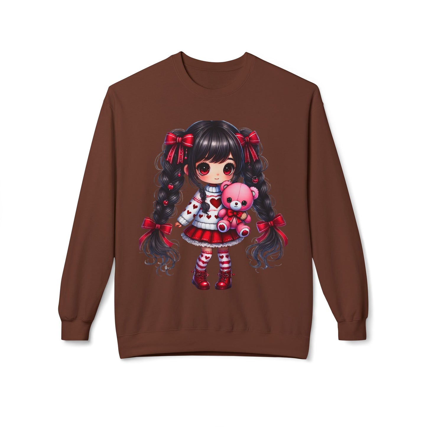 Valentines Unisex Midweight Softstyle Fleece Crewneck Sweatshirt