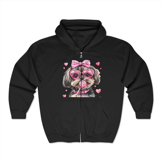 Valentines Unisex Heavy Blend™ Full Zip Hooded Sweatshirt