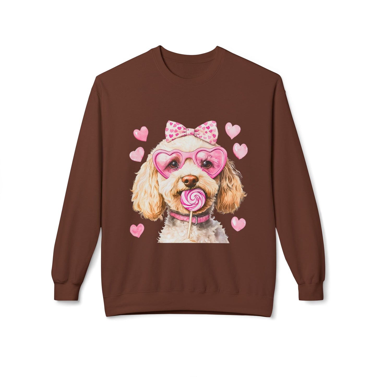 Valentines Unisex Midweight Softstyle Fleece Crewneck Sweatshirt