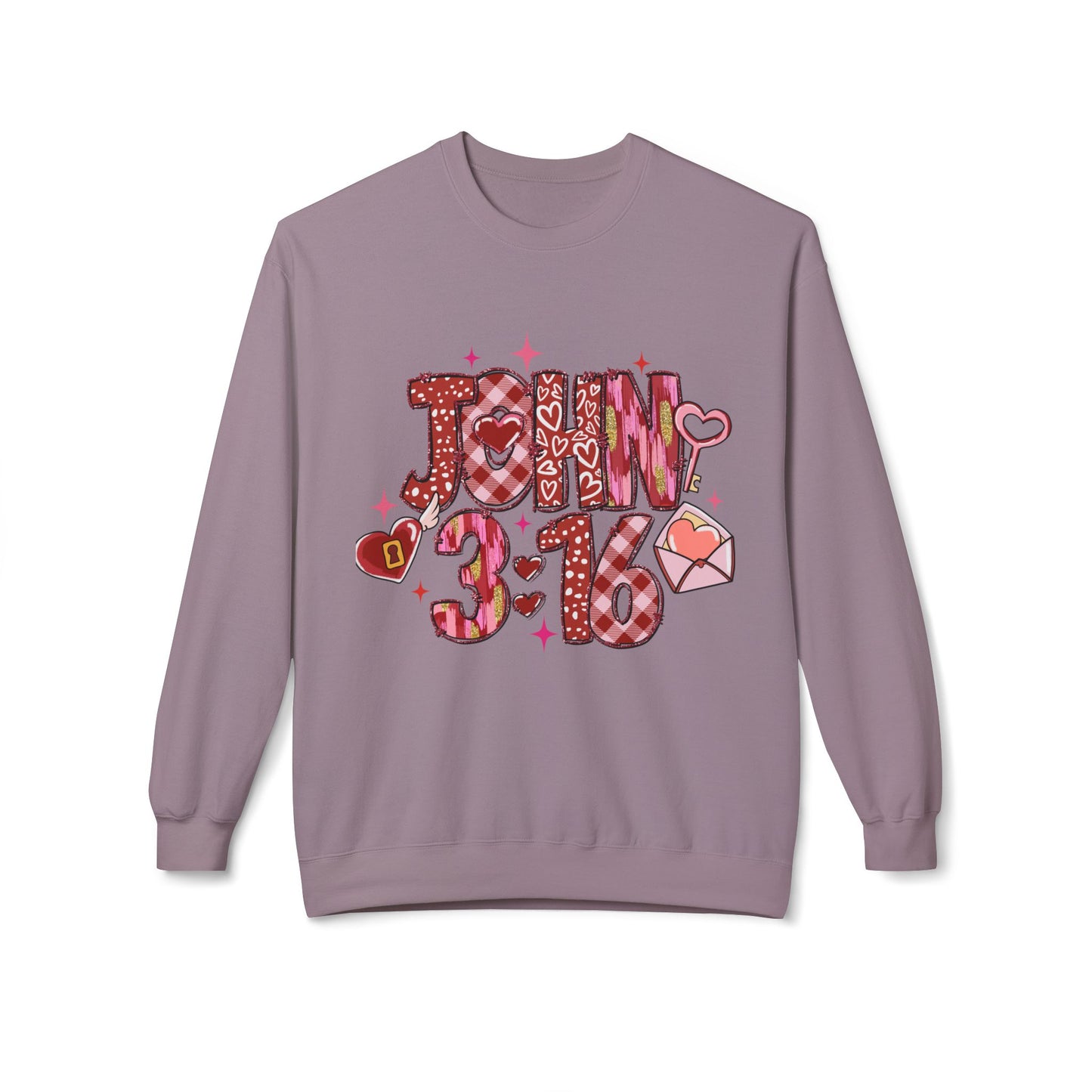 Valentines Unisex Midweight Softstyle Fleece Crewneck Sweatshirt