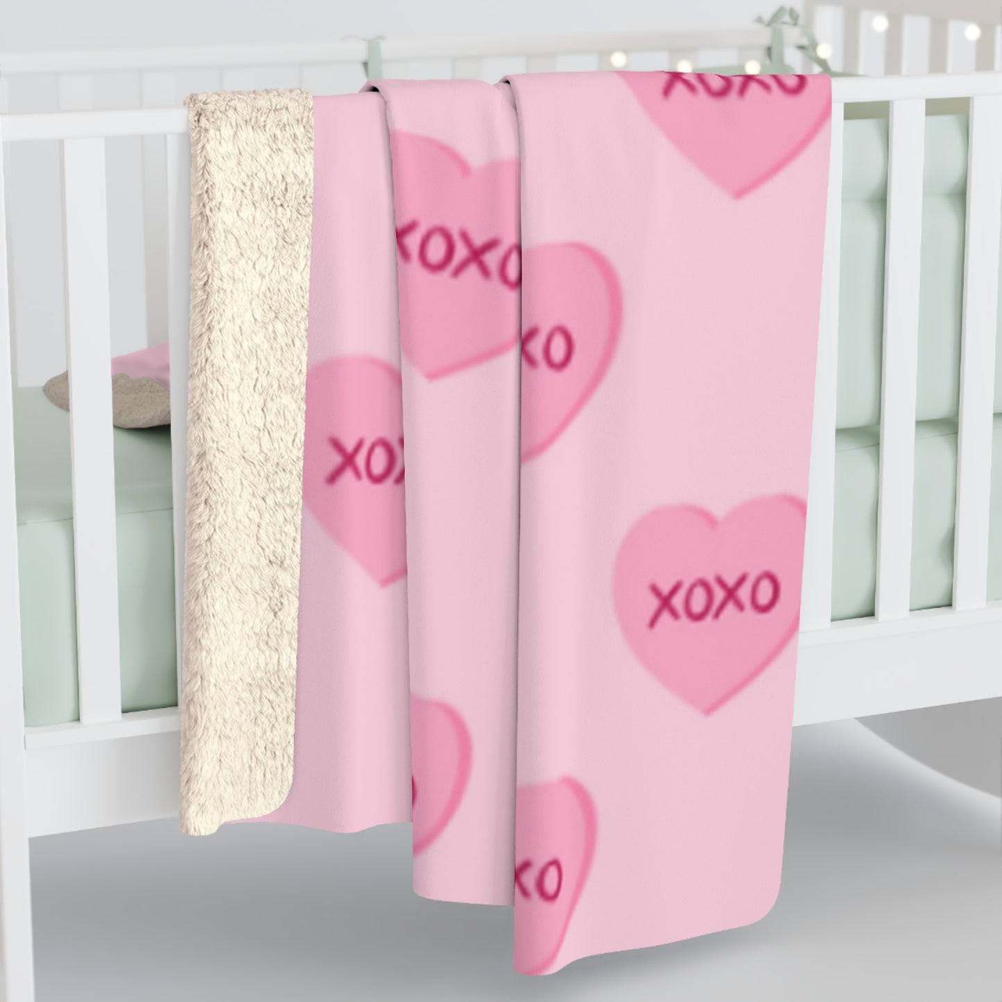 Valentines Sherpa Fleece Blanket