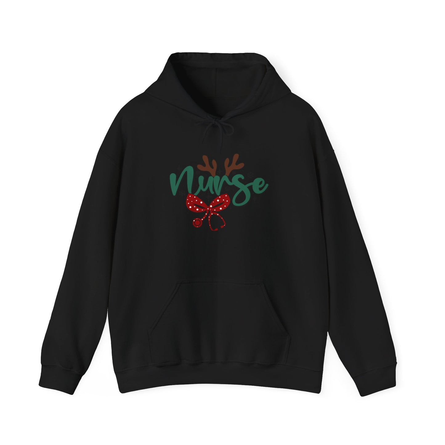 Festive Nurse Hoodie | Holiday Sweatshirt, Christmas Gift for Nurses, Cozy Winter Wear, Fun Nursing Apparel