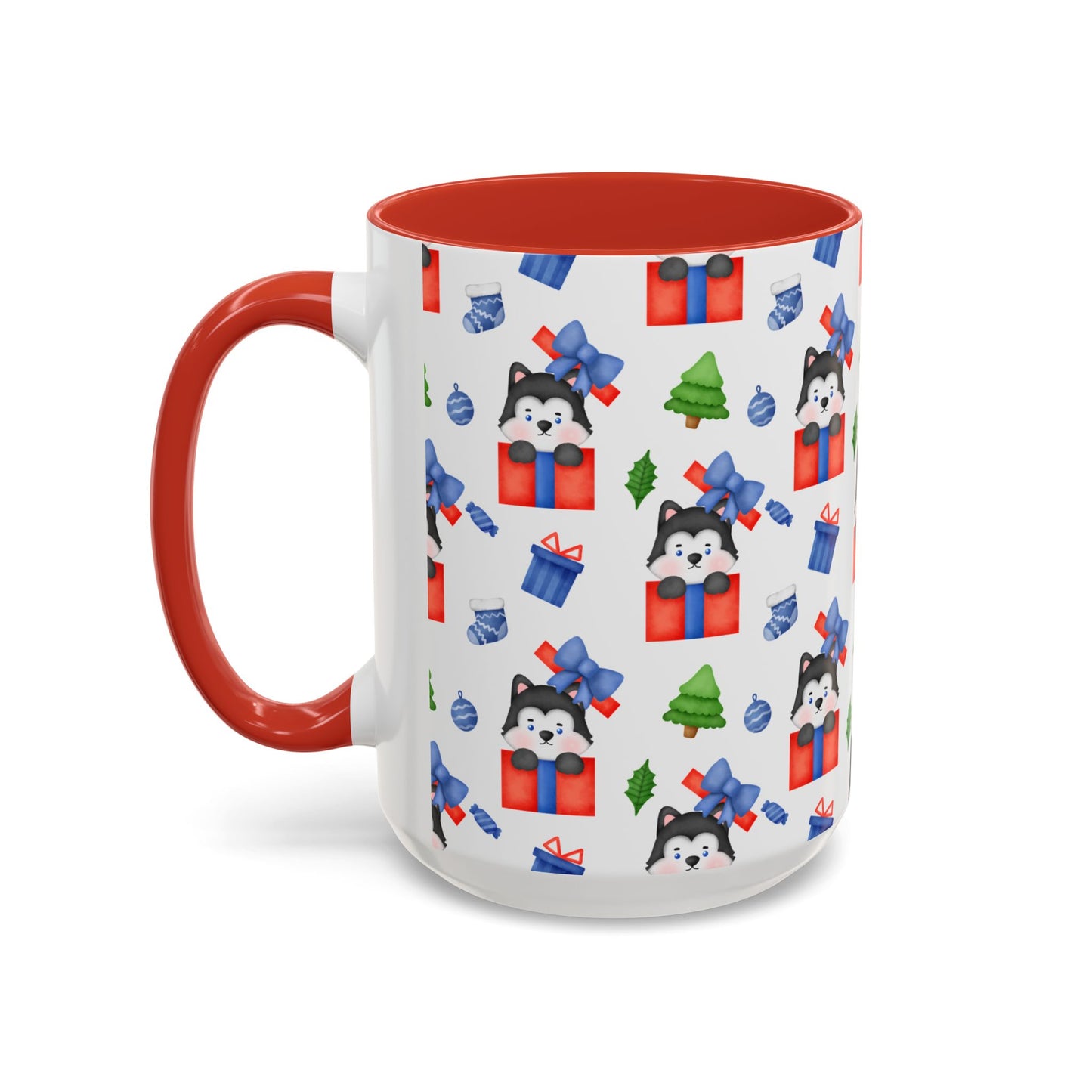 Christmas Accent Coffee Mug (11, 15oz)