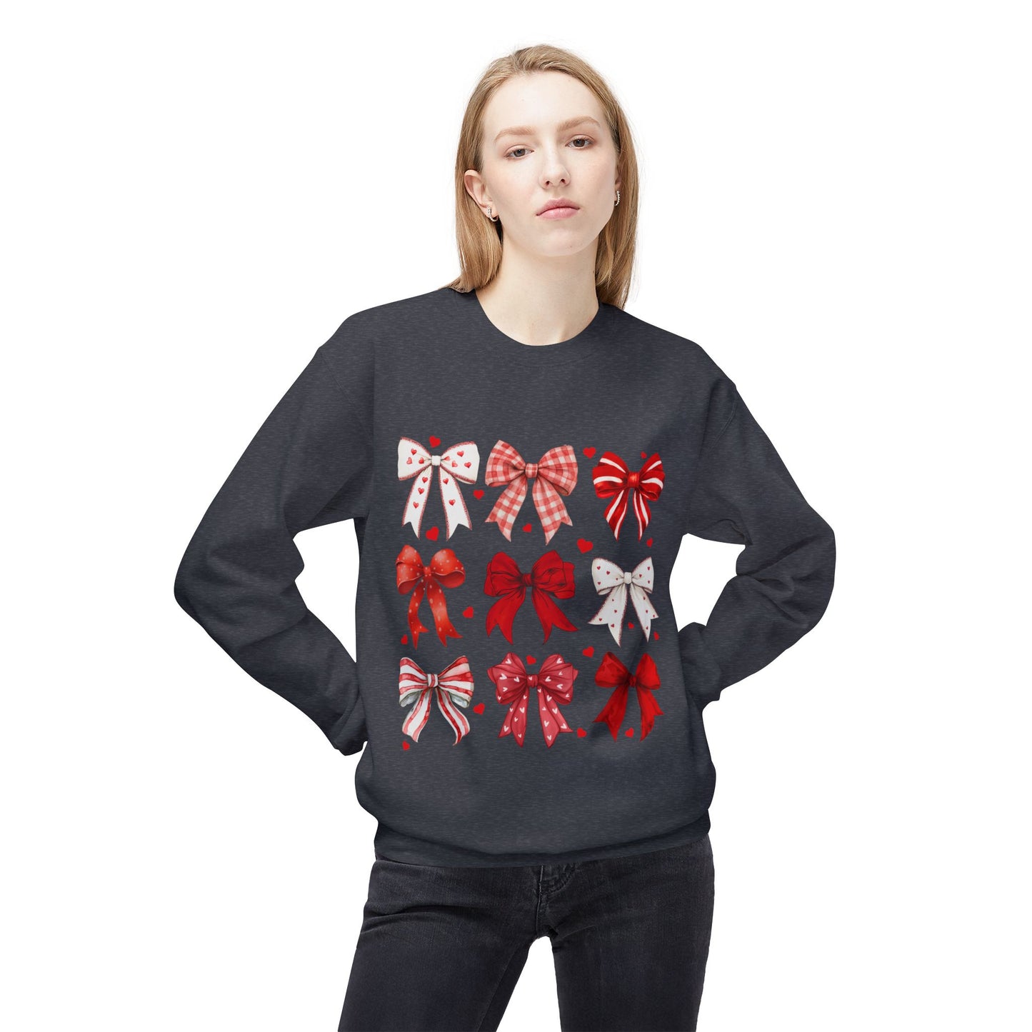 Valentines Unisex Midweight Softstyle Fleece Crewneck Sweatshirt