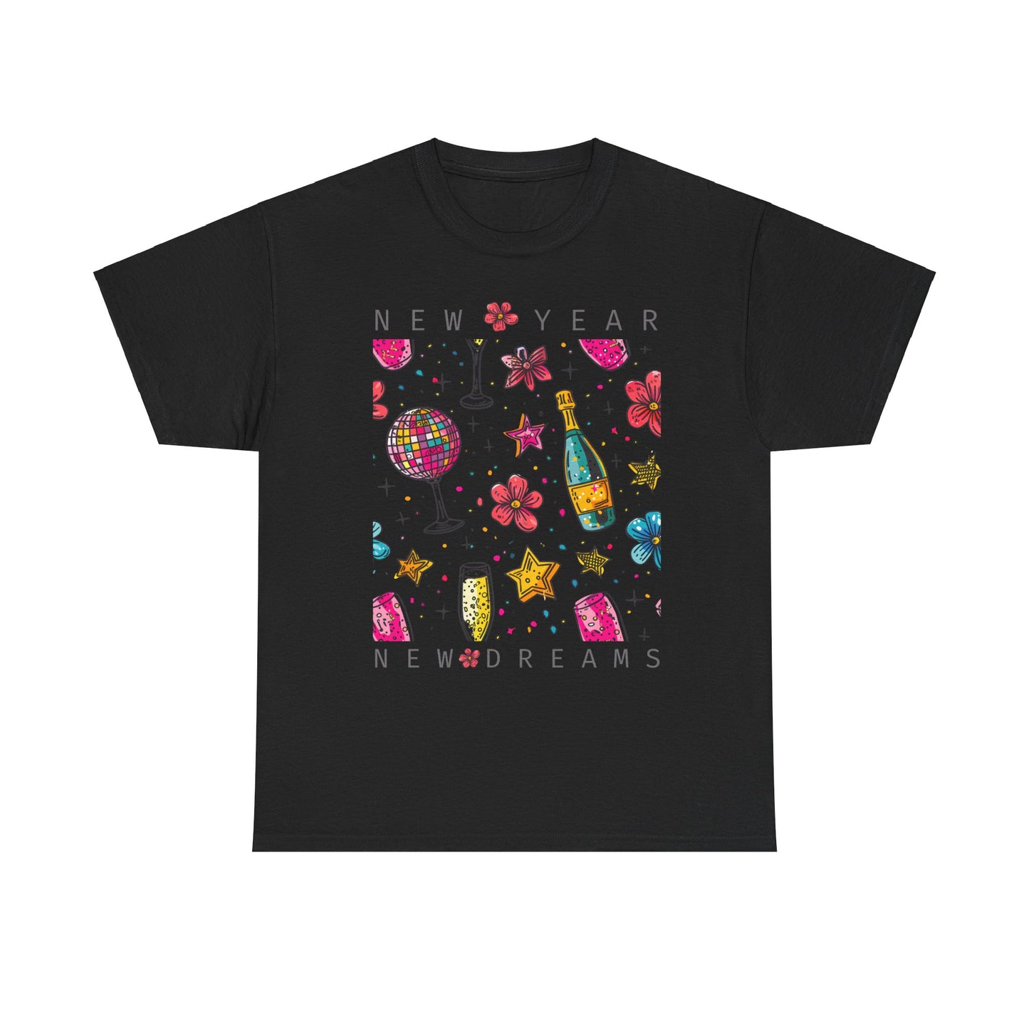 New Year Unisex Heavy Cotton Tee