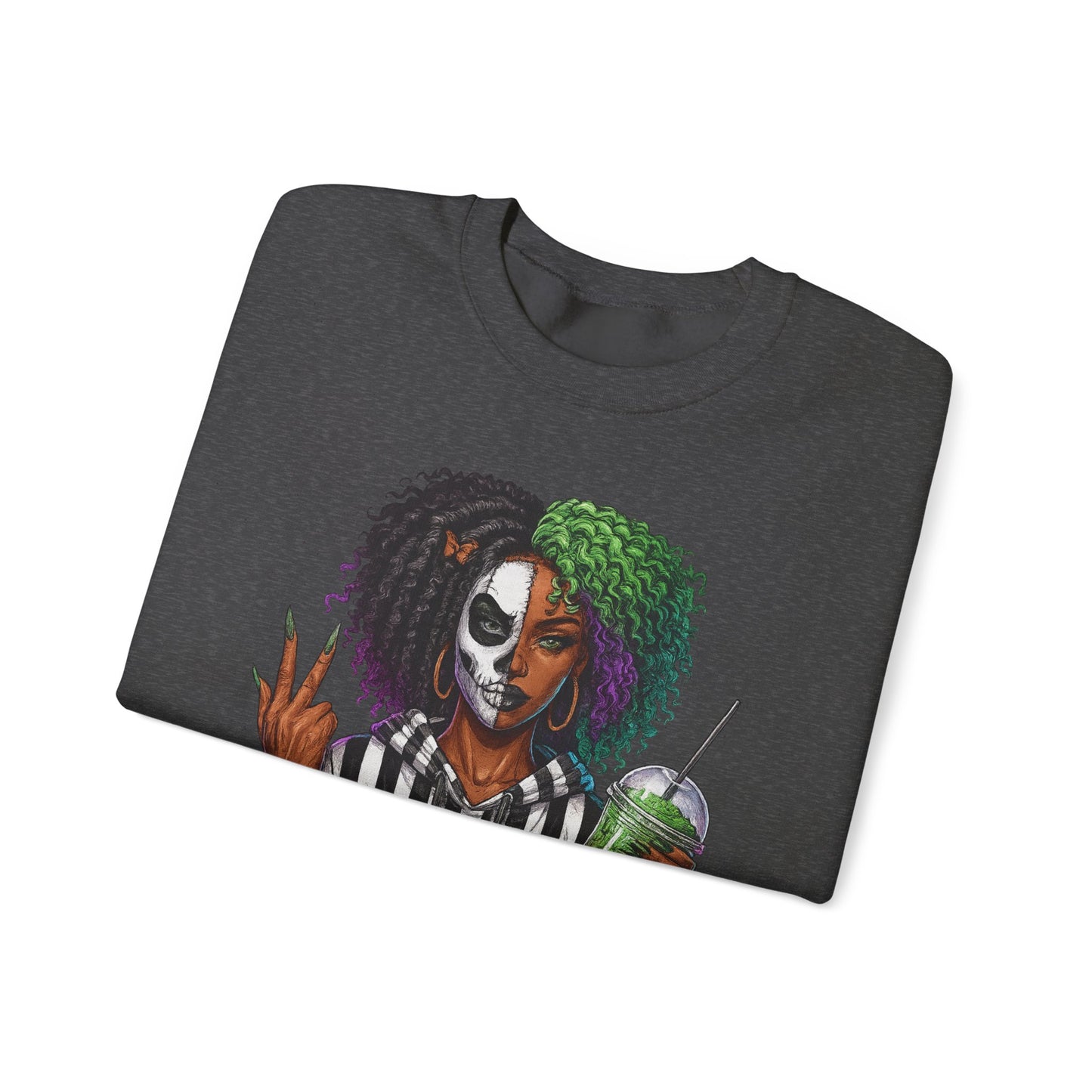 Vibrant Graphic Sweatshirt - Perfect for Creative Souls | Comfy Crewneck | Gift for Moms, Halloween, Trendy Outfits, Streetwear, Art Lovers