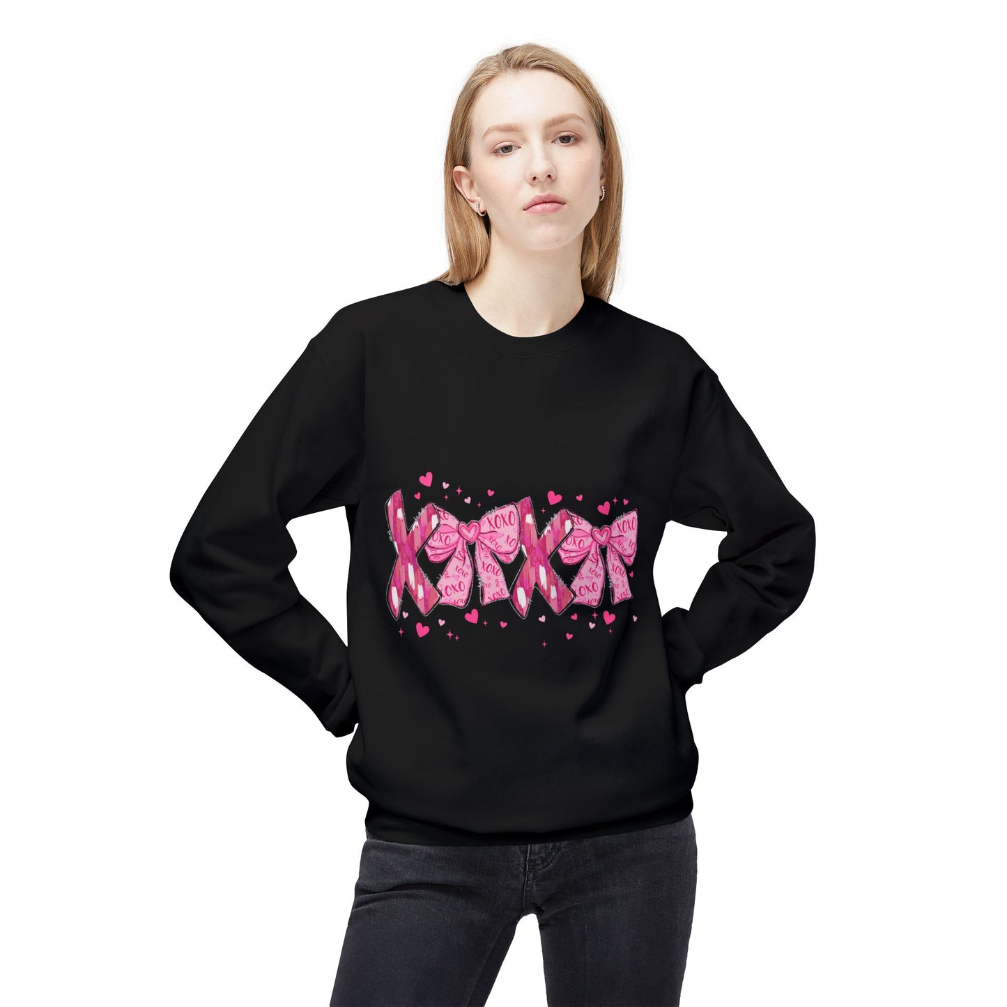 Valentines Unisex Midweight Softstyle Fleece Crewneck Sweatshirt