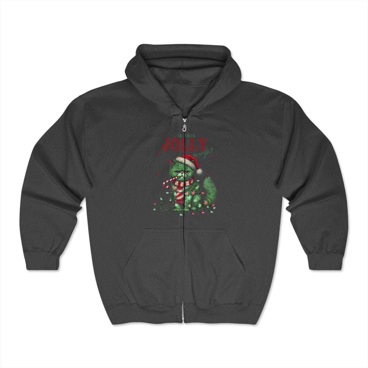 Christmas Unisex Heavy Blend™ Full Zip Hooded Sweatshirt