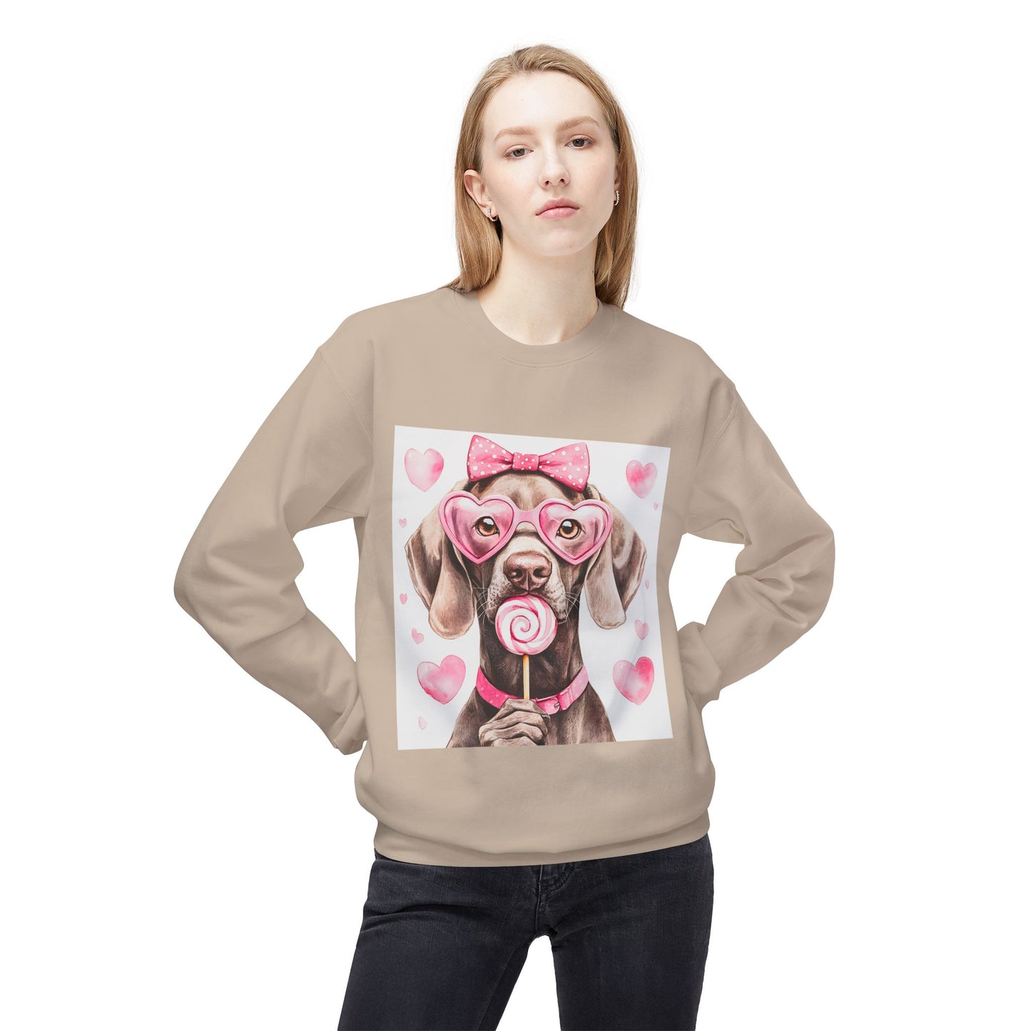 Valentines Unisex Midweight Softstyle Fleece Crewneck Sweatshirt