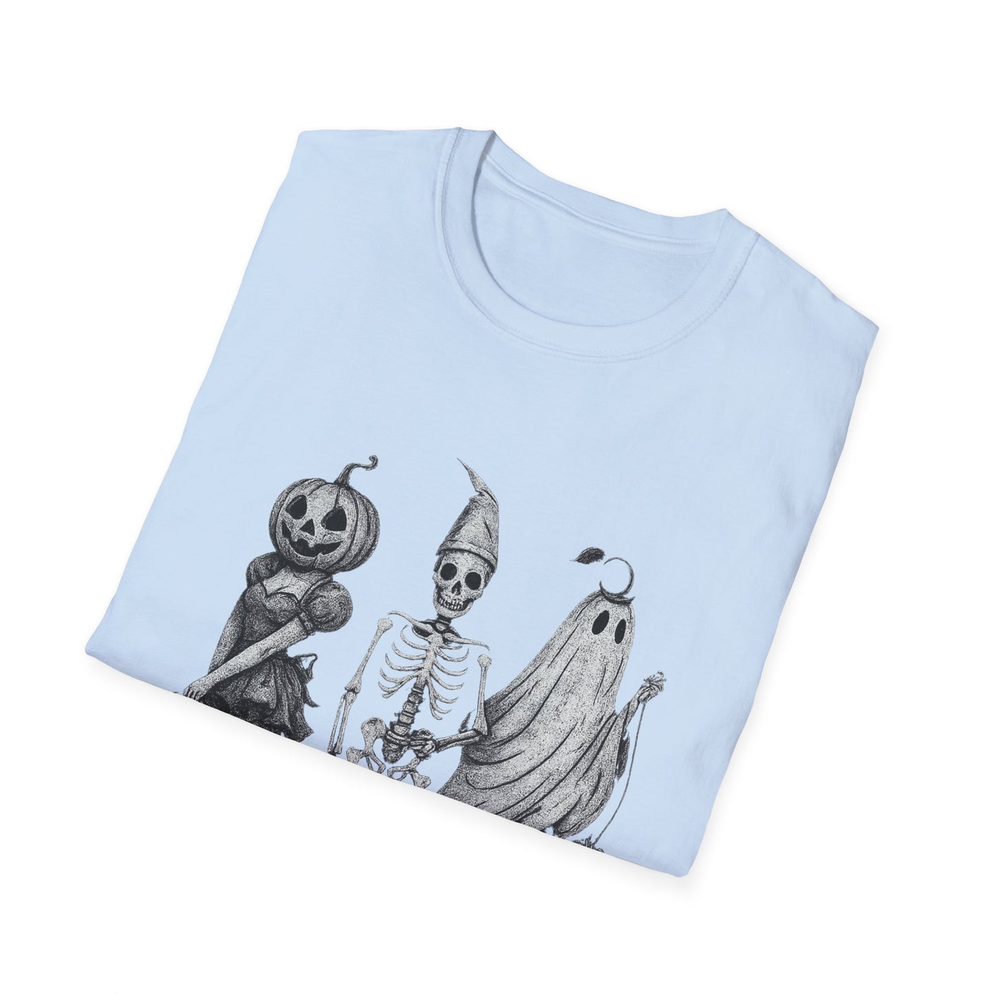 Halloween Graphic Tee, Unisex Softstyle T-Shirt, Spooky Season Shirt, Fall Fashion, Halloween Costume Top