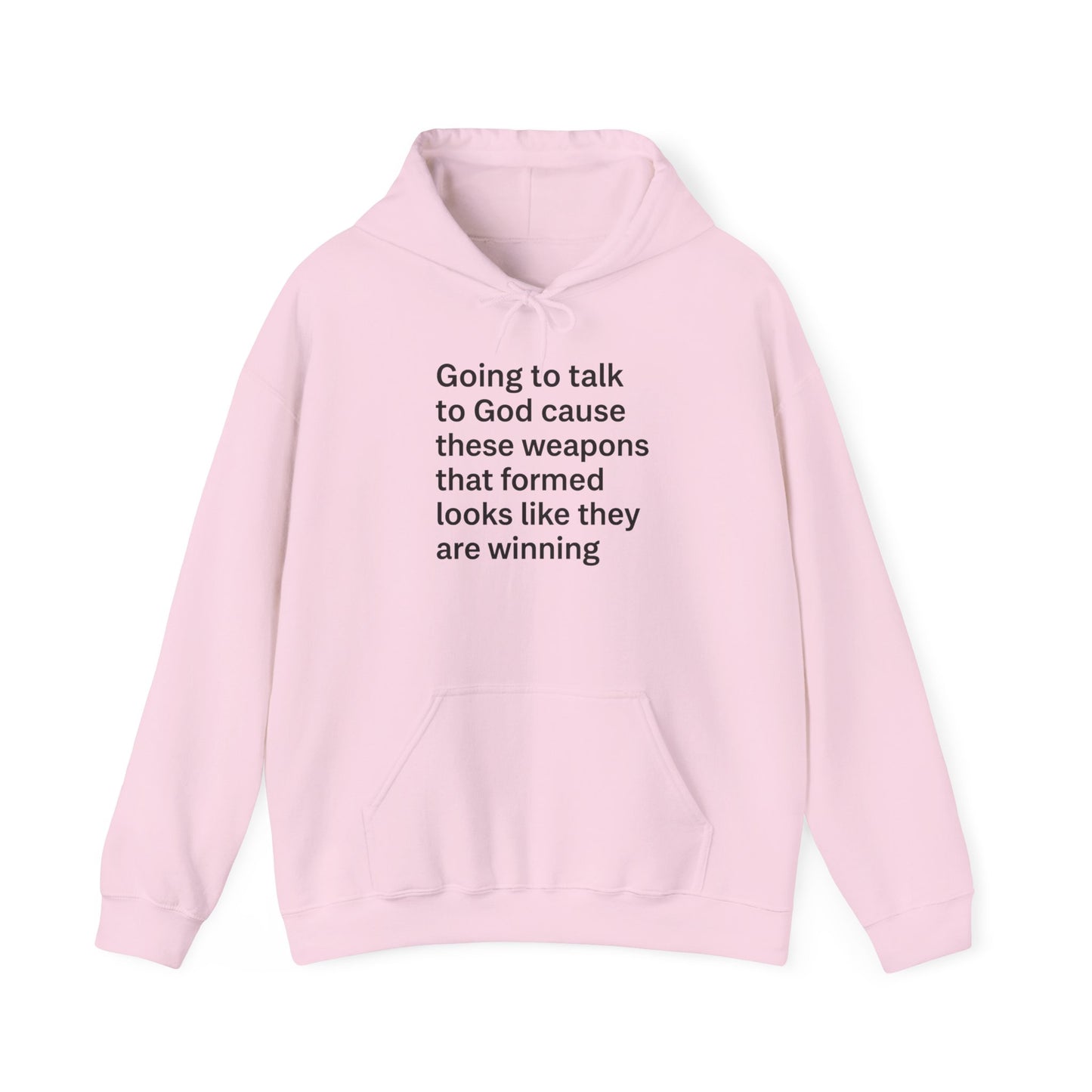 Faith-Inspired Hooded Sweatshirt - Inspirational Gift for Believers, Cozy Casual Wear, Winter Apparel, Church Events, Thoughtful Gifts
