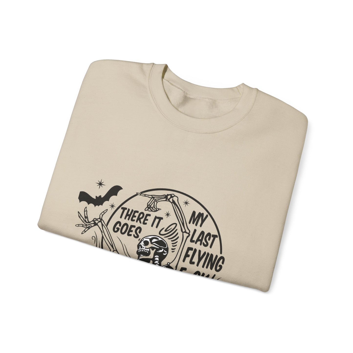 Sassy Skeleton Graphic Sweatshirt, Funny Crewneck, Unisex Humor Apparel, Perfect for Halloween, Unique Gift for Friends, Casual Wear