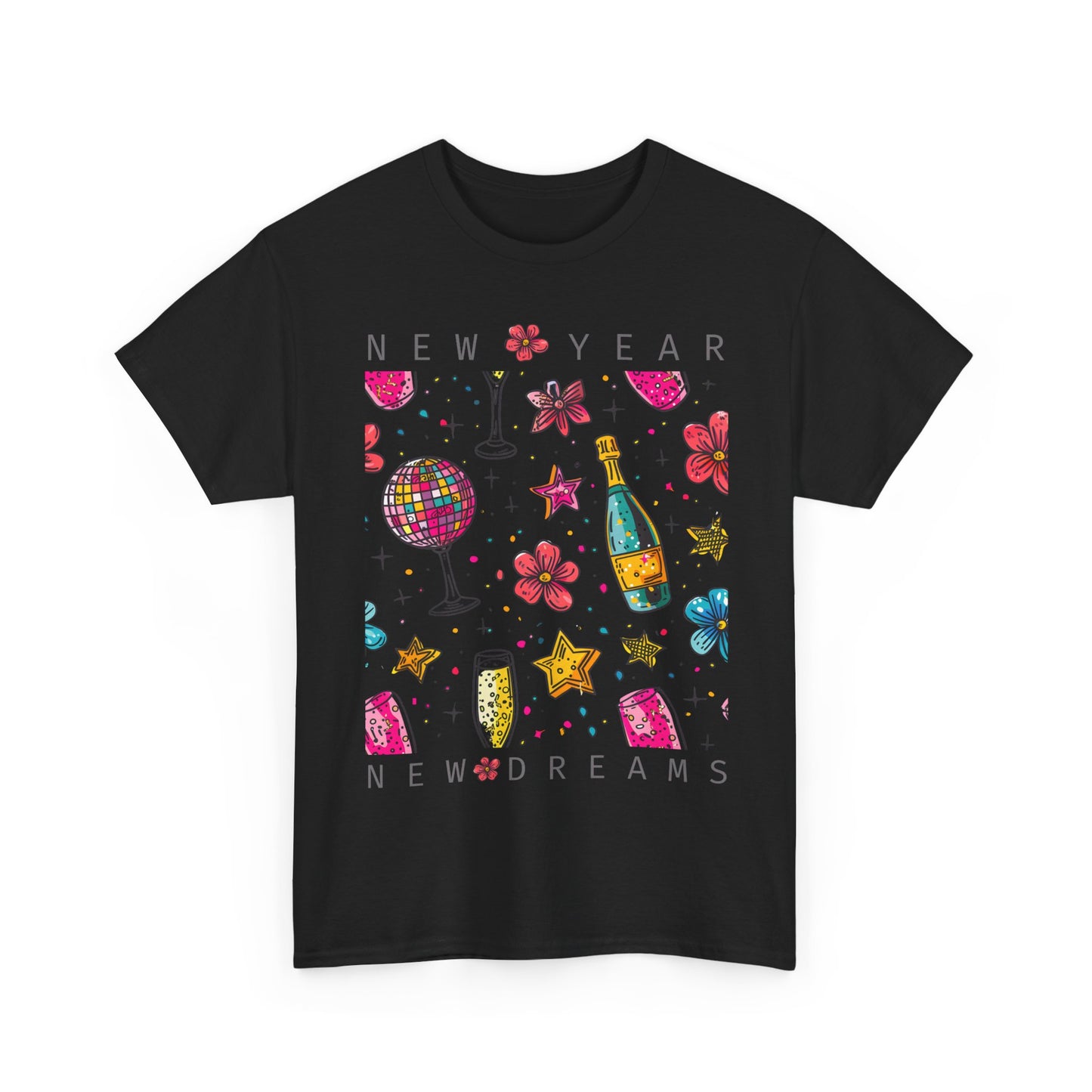 New Year Unisex Heavy Cotton Tee