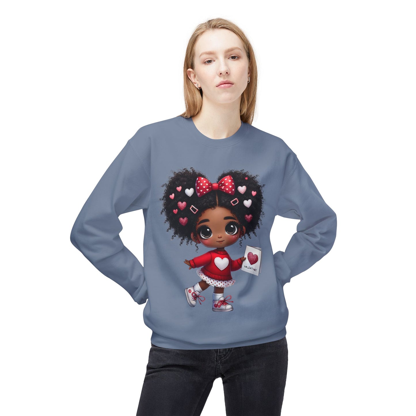 Valentines Unisex Midweight Softstyle Fleece Crewneck Sweatshirt