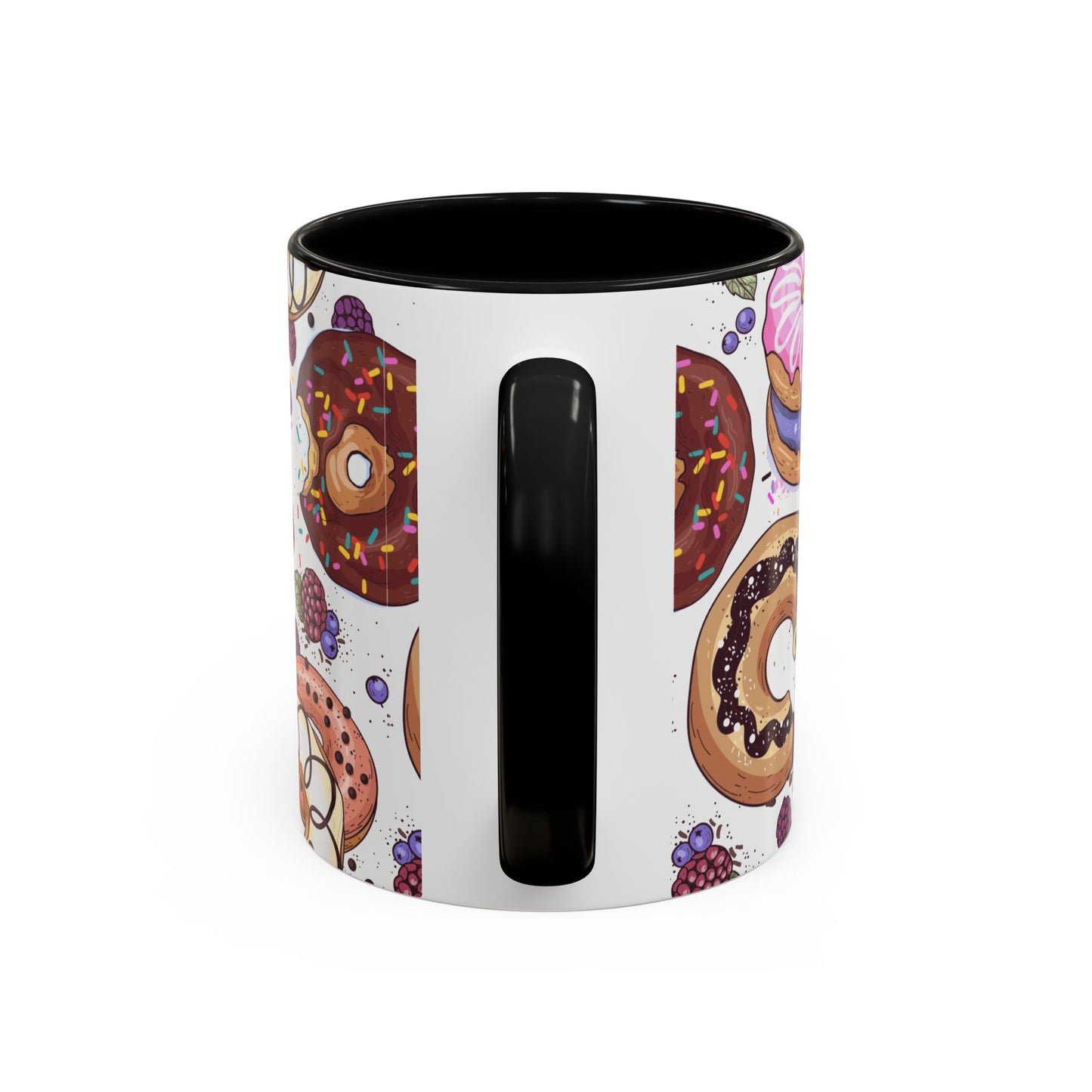 Doughnut Accent Coffee Mug (11, 15oz)